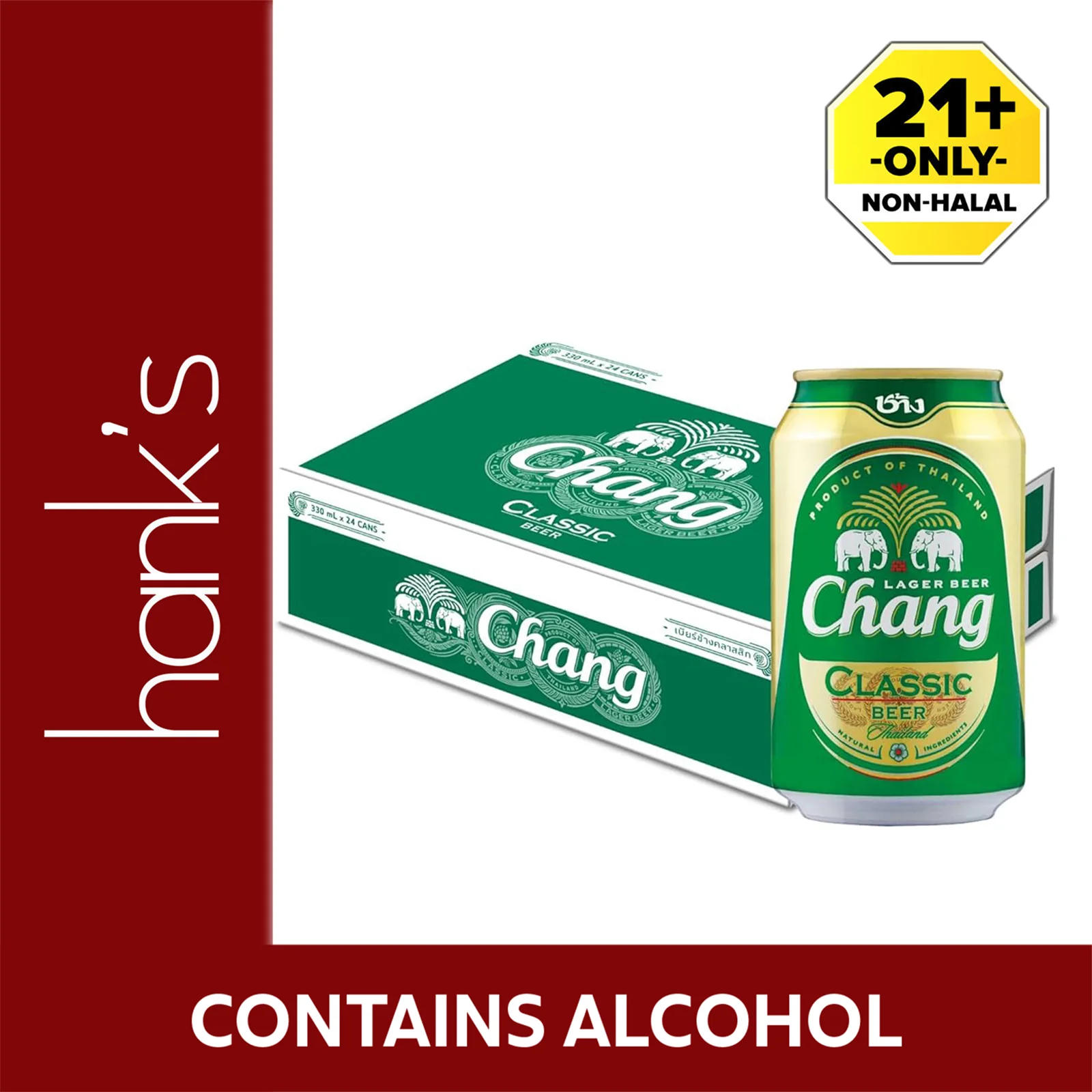 Chang Beer Can 330ml - Image 2