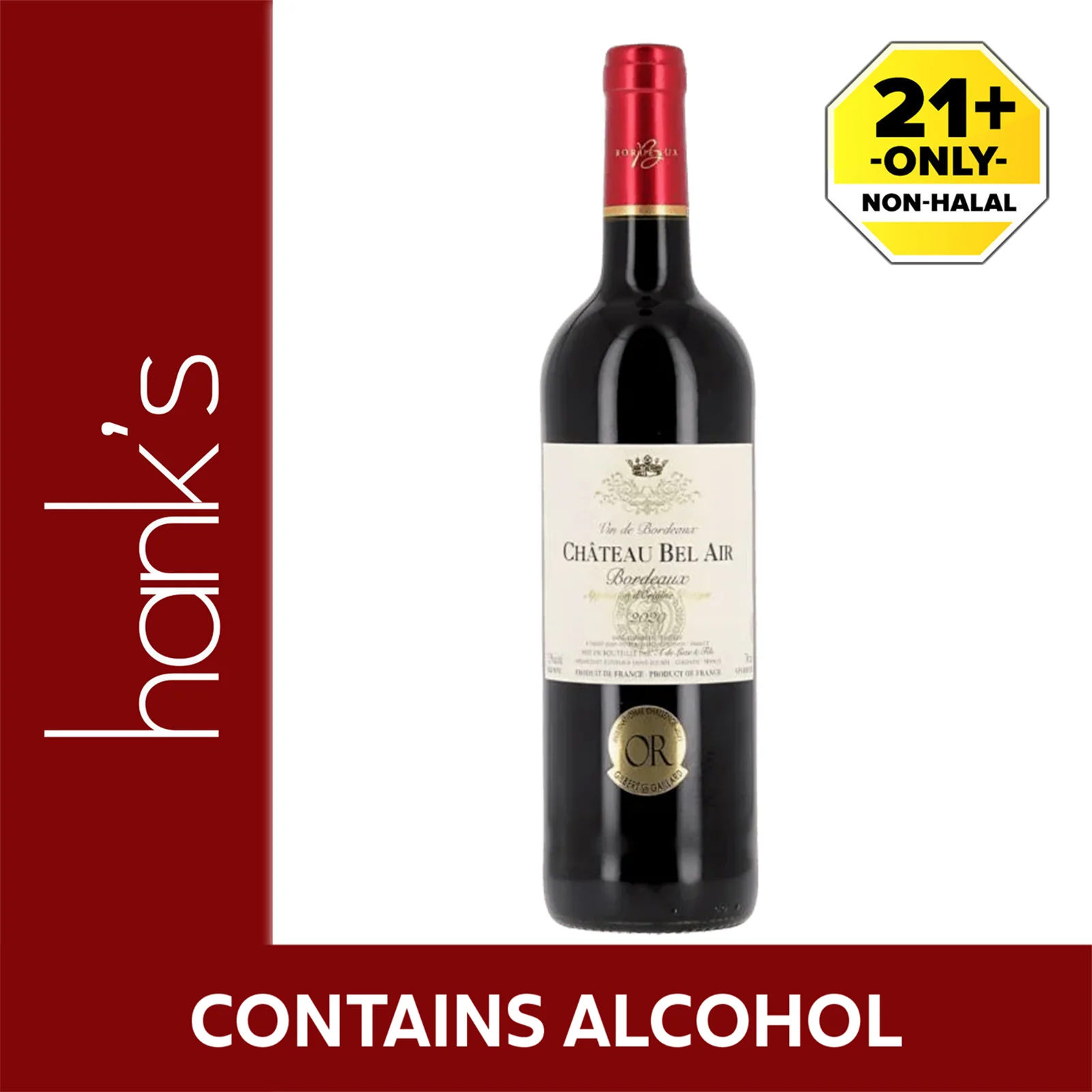 Chateau Bel Air Bordeaux Superieur Sup Rouge 750ml - Image 2