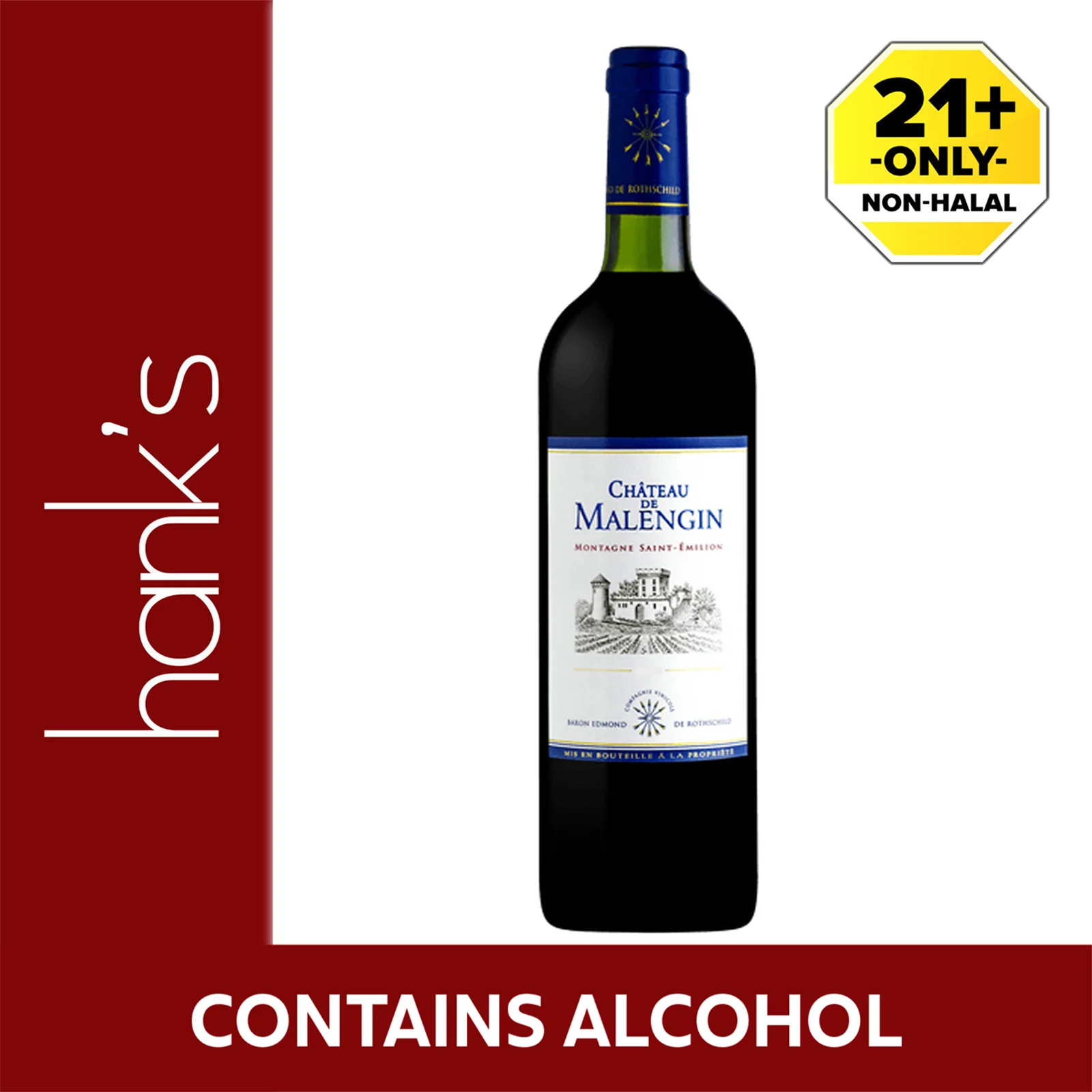 Chateau de Malengin Montagne Saint-Emilion 750ml - Image 2