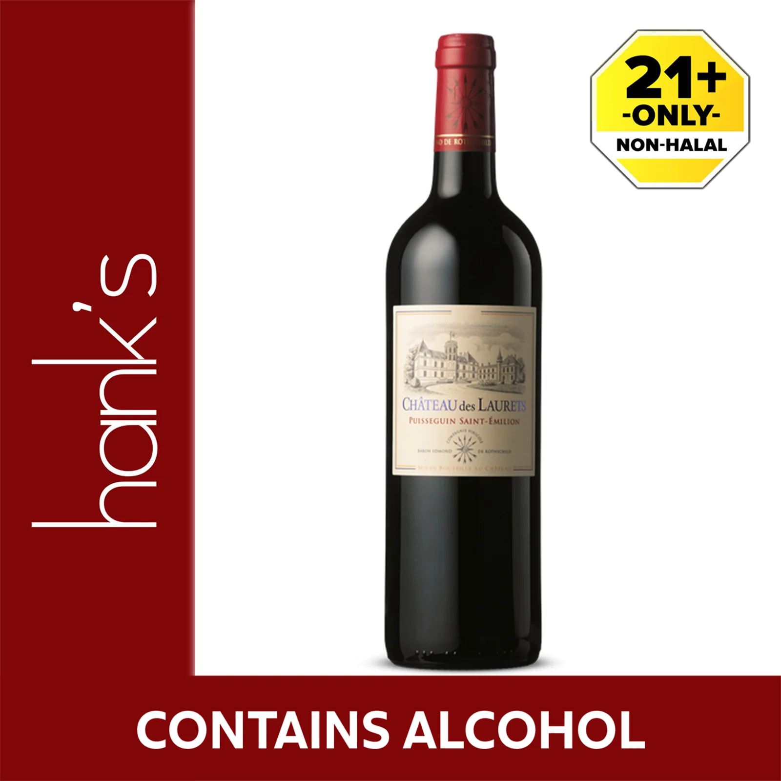 Chateau des Laurets Puisseguin Saint-Emilion 750ml - Image 2