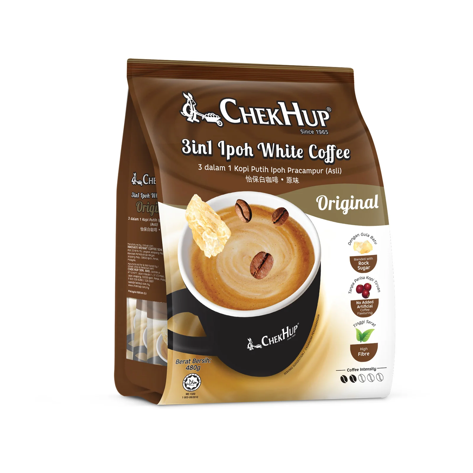 Chek Hup Ipoh White Coffee 40g x 12 - Image 2
