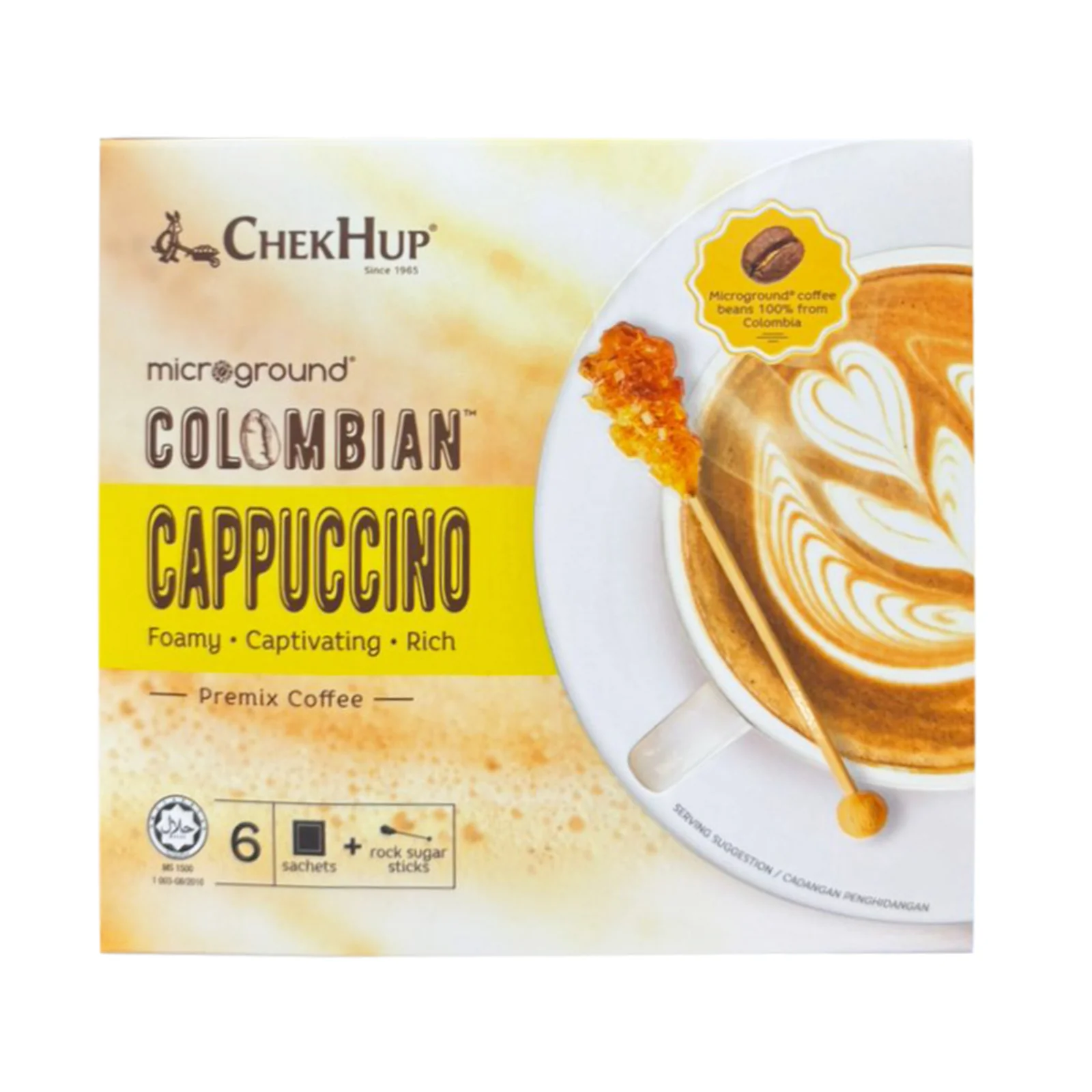 Chek Hup Microground Colombian Cappuccino 23g x 6