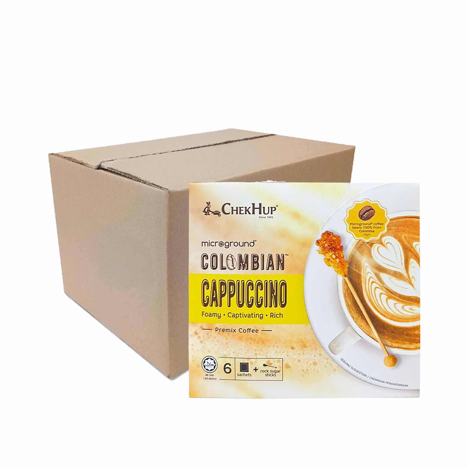 Chek Hup Microground Colombian Cappuccino 23g x 6 - Image 2