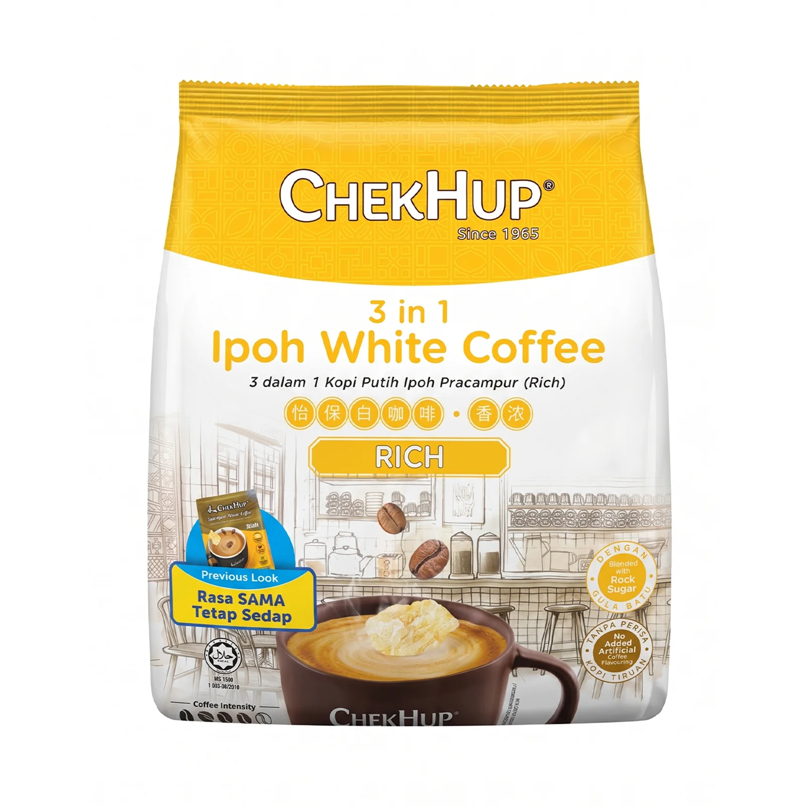 Chek Hup Instant Rich White Coffee 40g x 12 - Image 2
