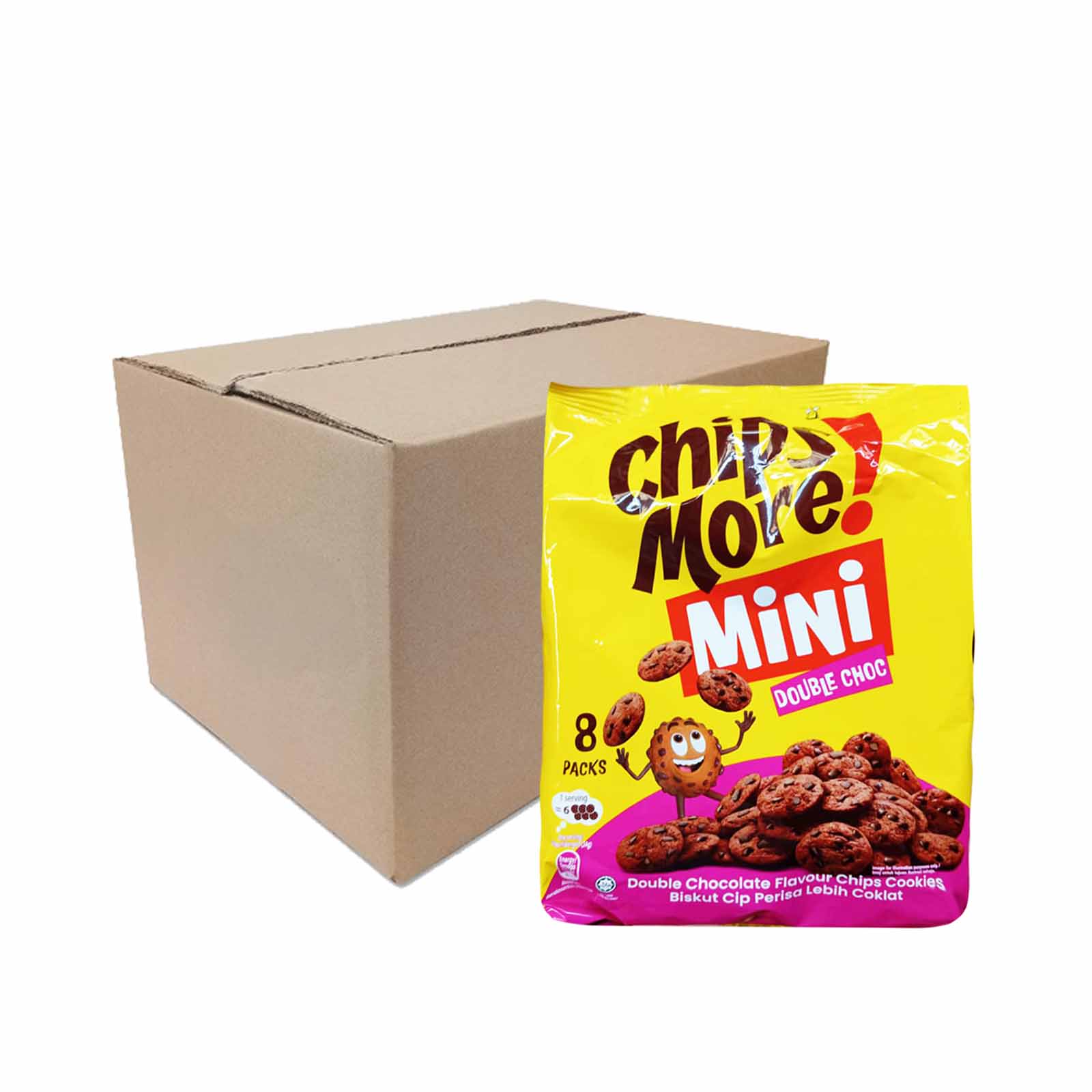 Chipsmore Double Chocolate Handy Multipack 24g x 8 - Image 2