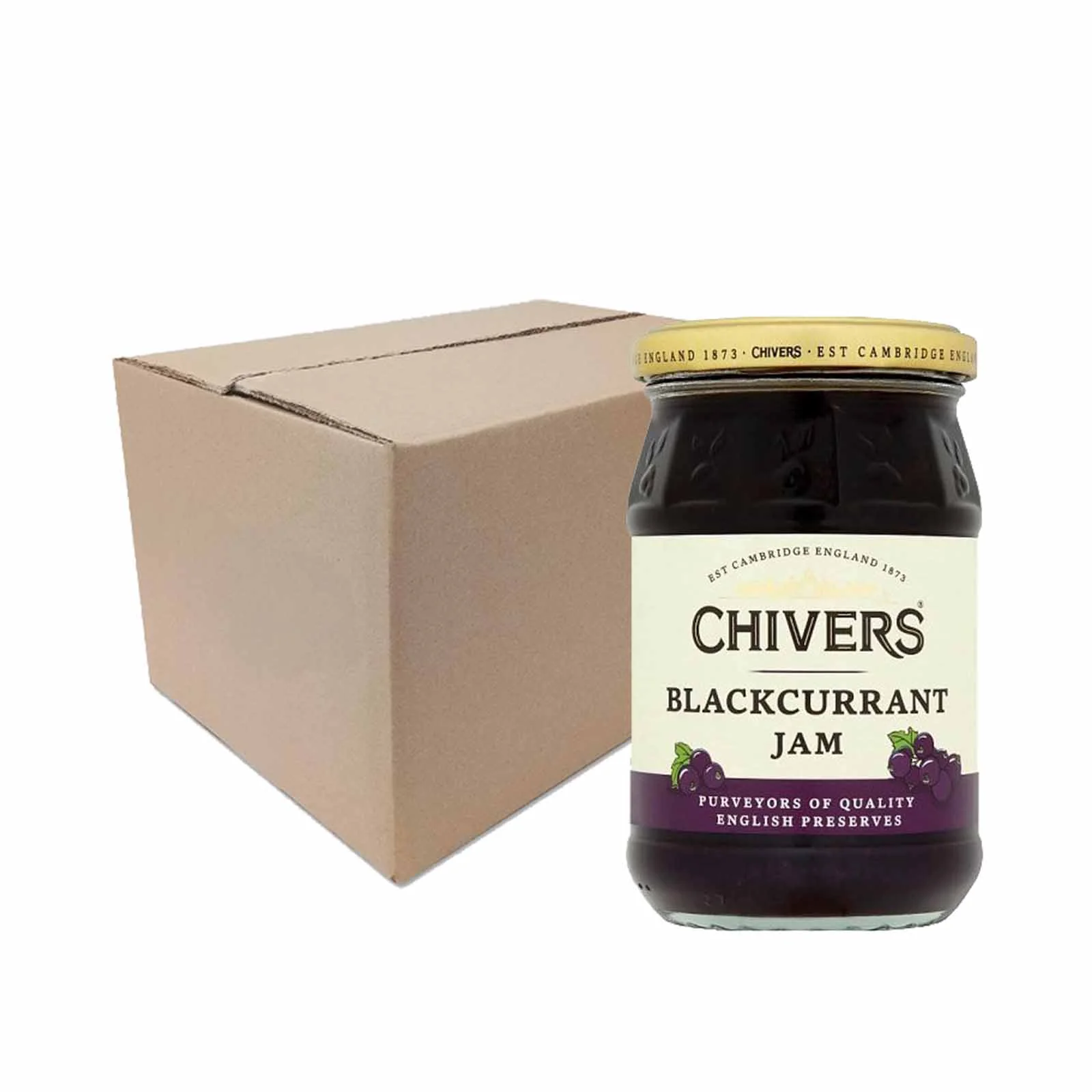 Chivers Blackcurrant Jam 340g - Image 2
