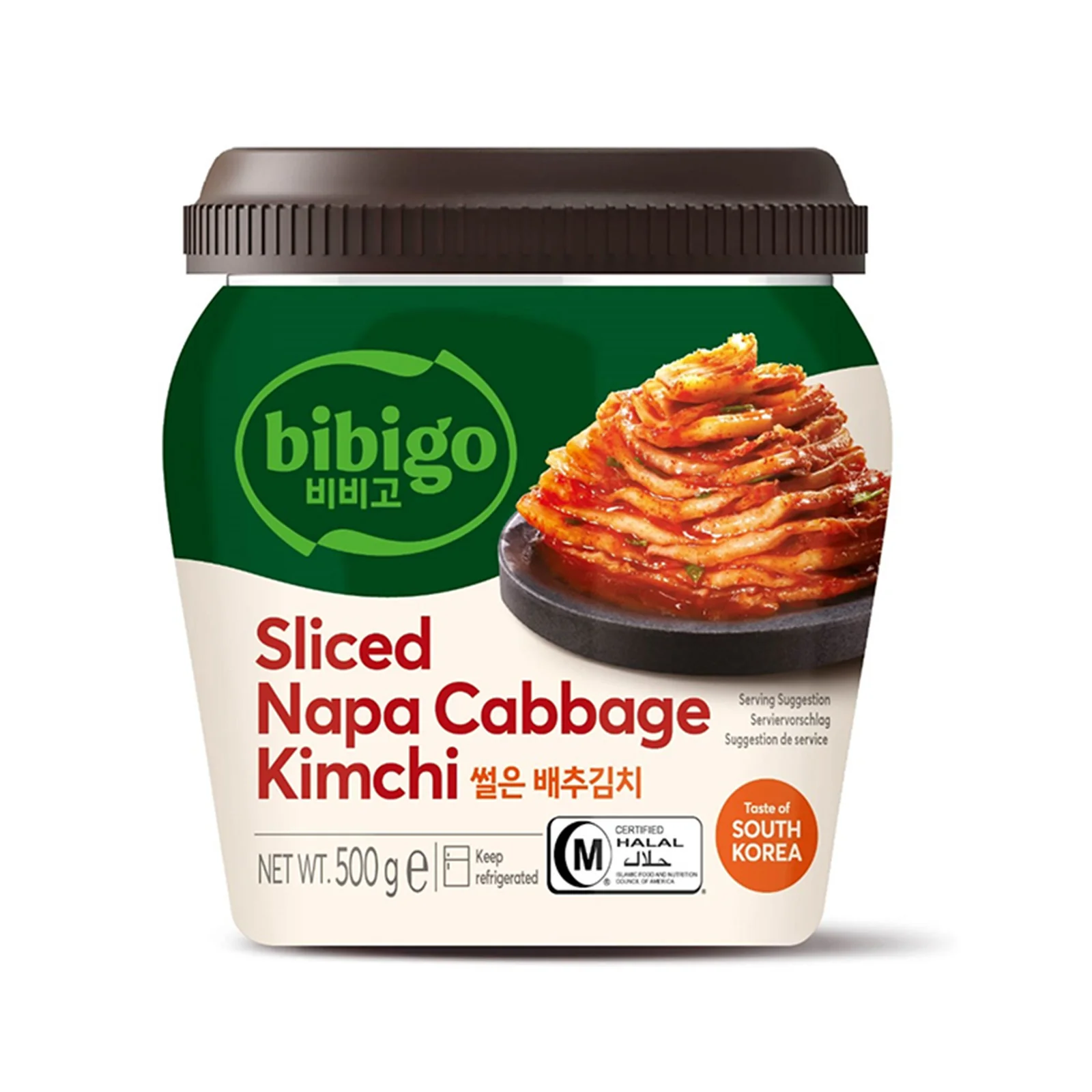 CJ Bibigo Sliced Kimchi 500g - Image 2