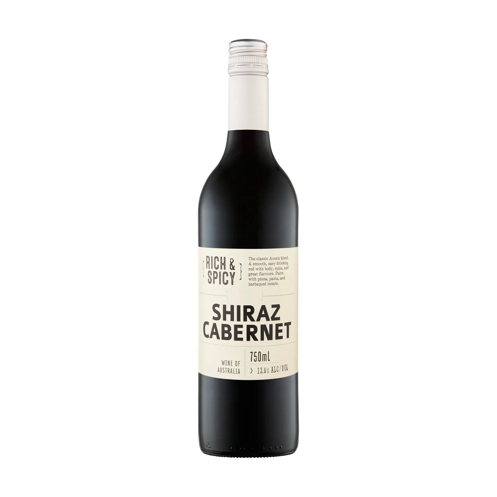 Cleanskin Rich & Spicy Shiraz Cabernet 750ml - Image 2