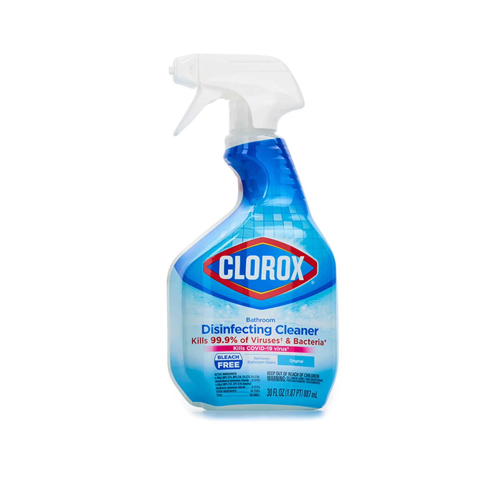 Clorox Bathroom Disinfecting Spray Cleaner 887ml - Image 2