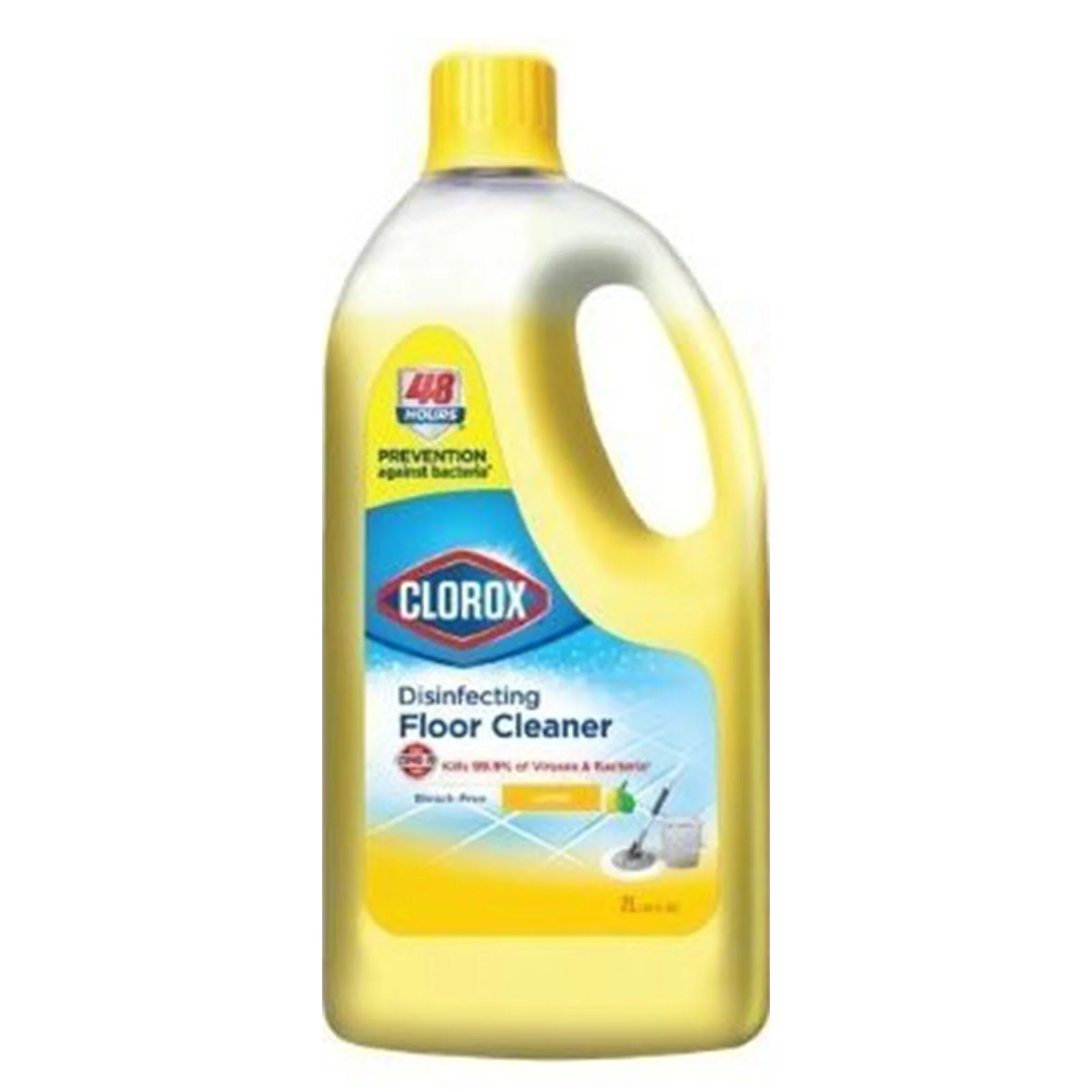 Clorox Multi Surface Disinfecting Floor Cleaner Lemon 2L - Image 2