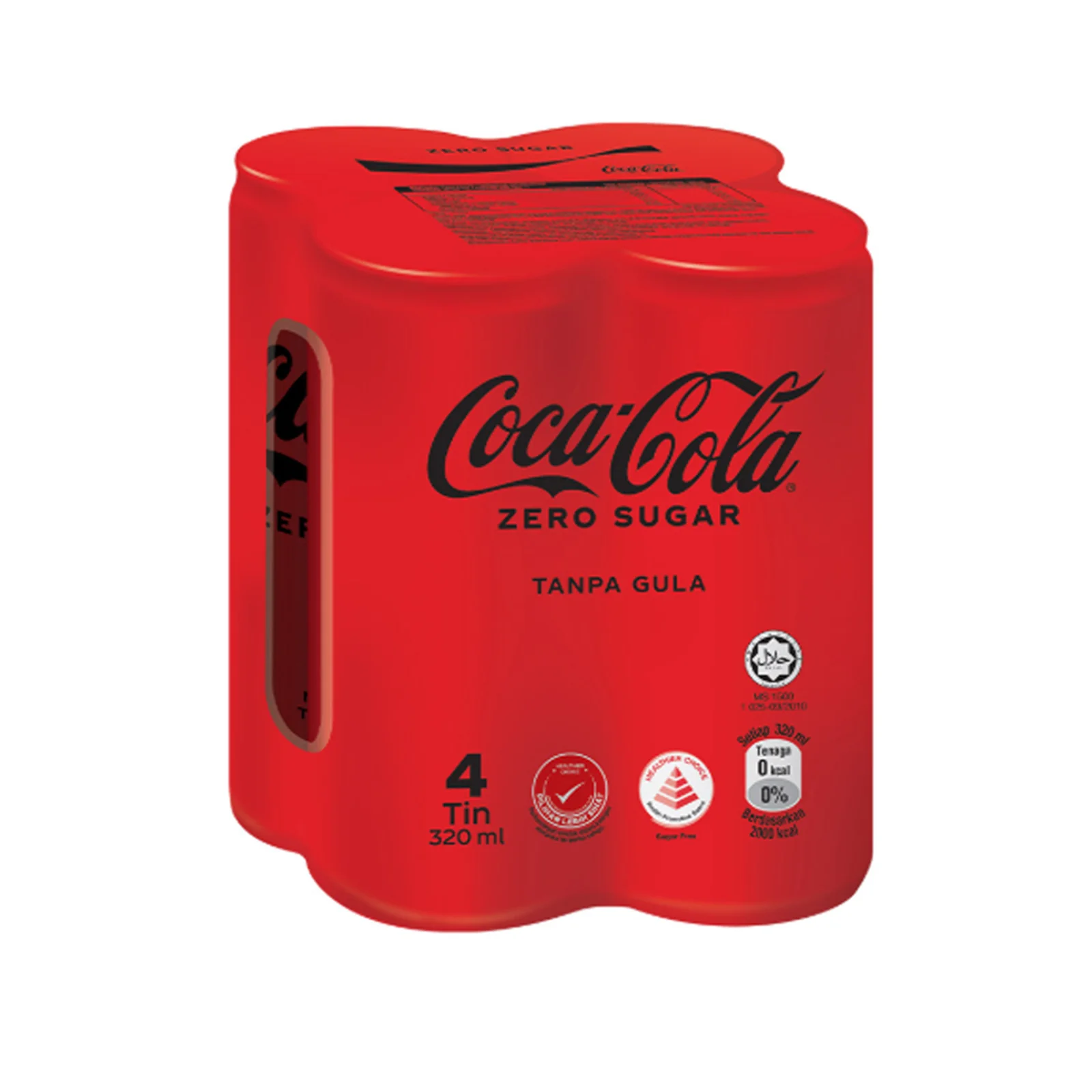 Coca-Cola Tanpa Kalori Carbonated Drink 320ml - Image 3