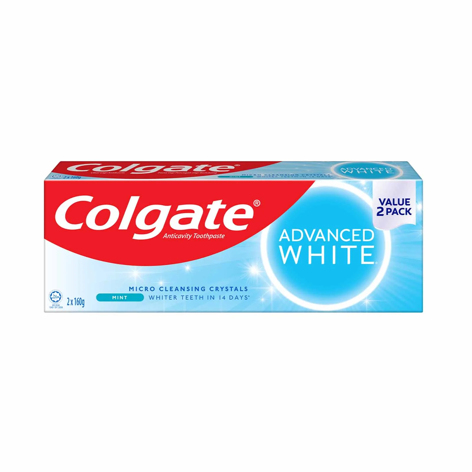 Colgate Advanced Whitening Toothpaste 160g x 2 - Image 2