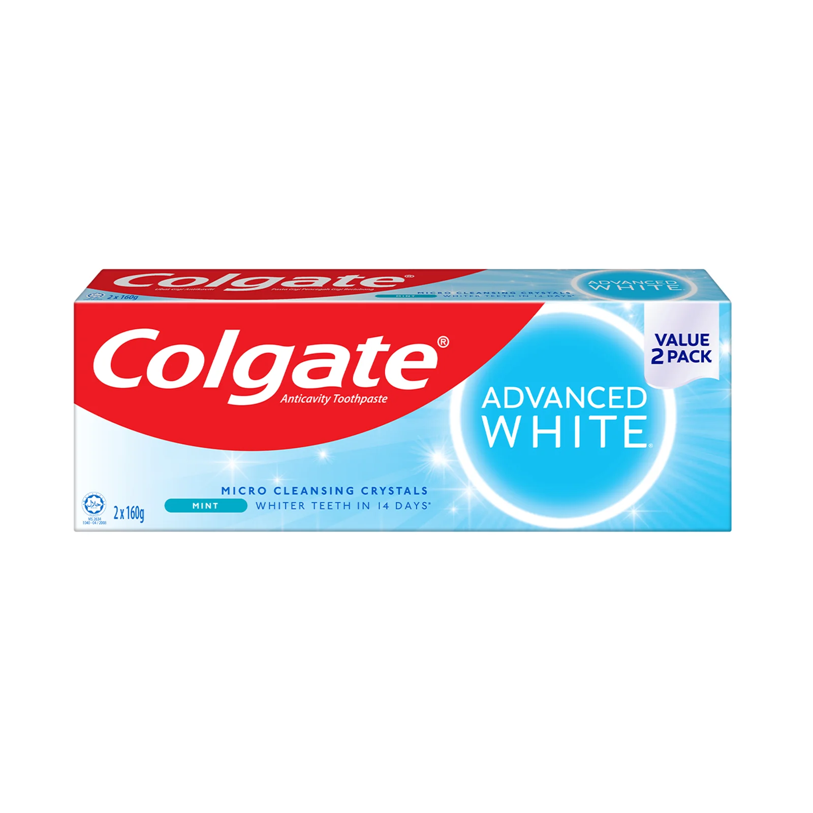 Colgate Advanced Whitening Toothpaste 160g x 2 - Image 3