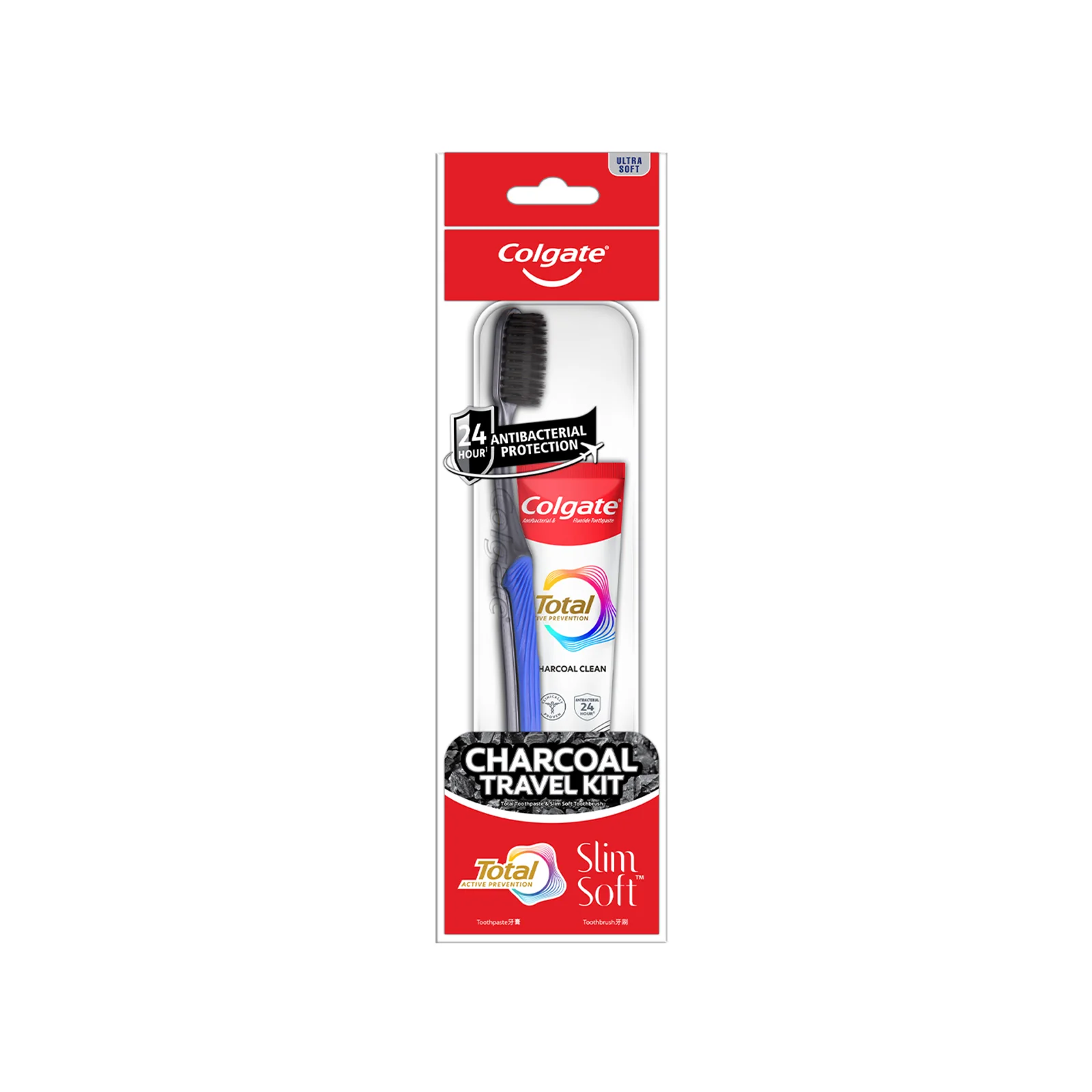 Colgate Charcoal Travel Kit 1set - Image 3