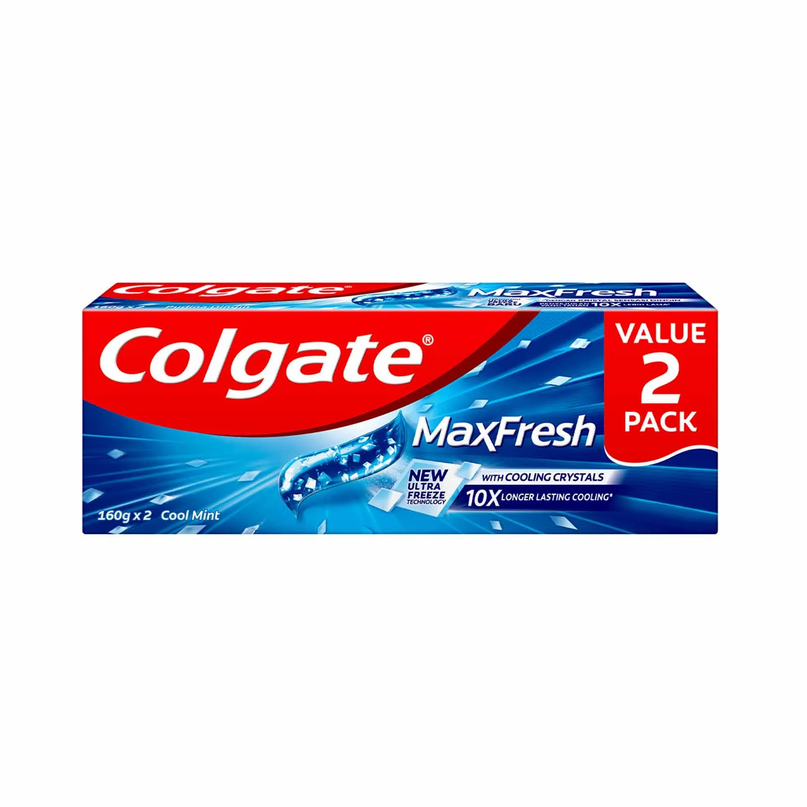 Colgate Max Fresh Cool Mint Toothpaste 160g x 2 - Image 2