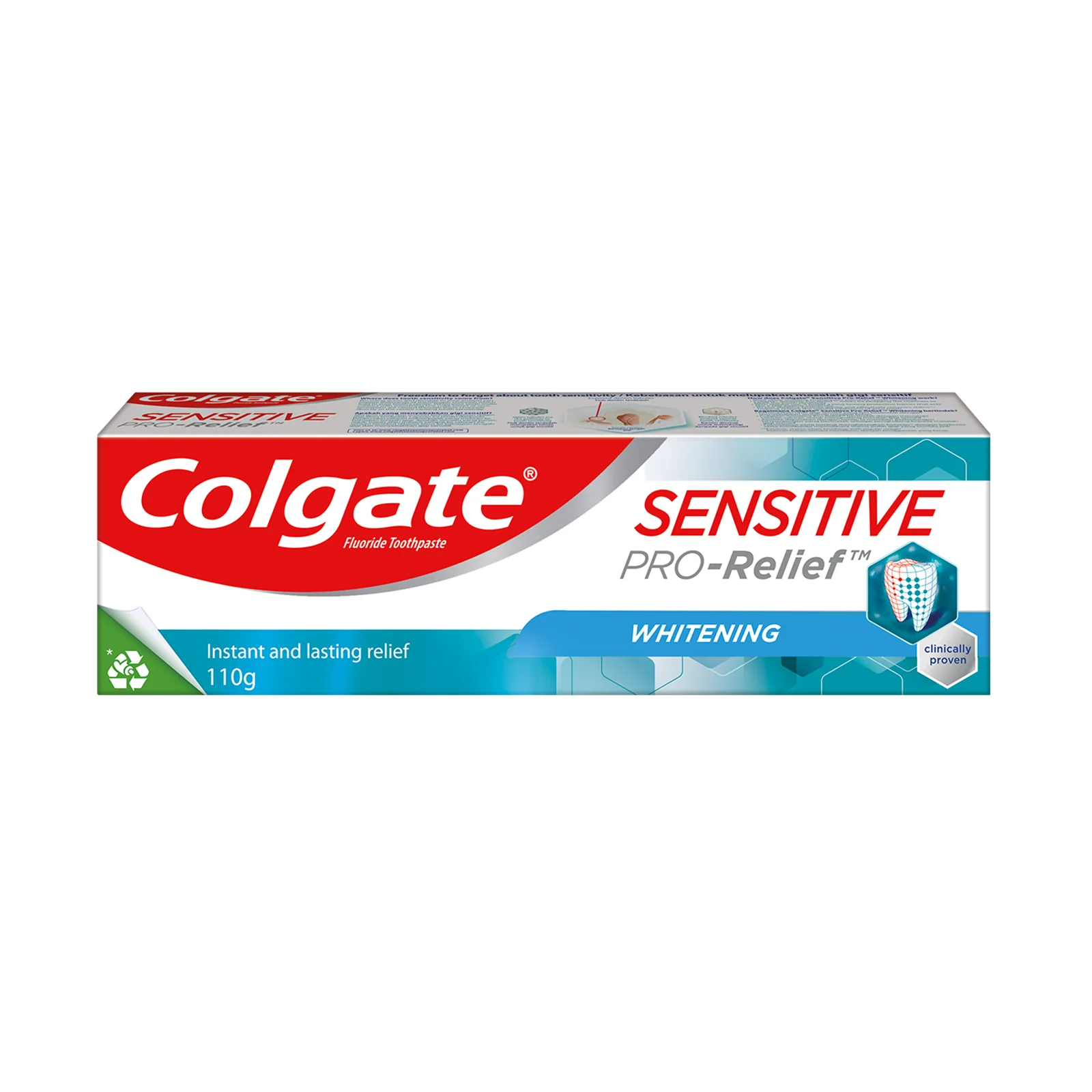 Colgate Sensitive Pro Relief Whitening Toothpaste 110g - Image 3