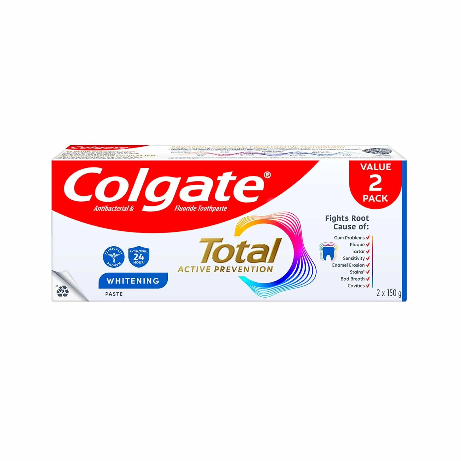 Colgate Total Professional Whitening Toothpaste 150g x 2 - Image 2