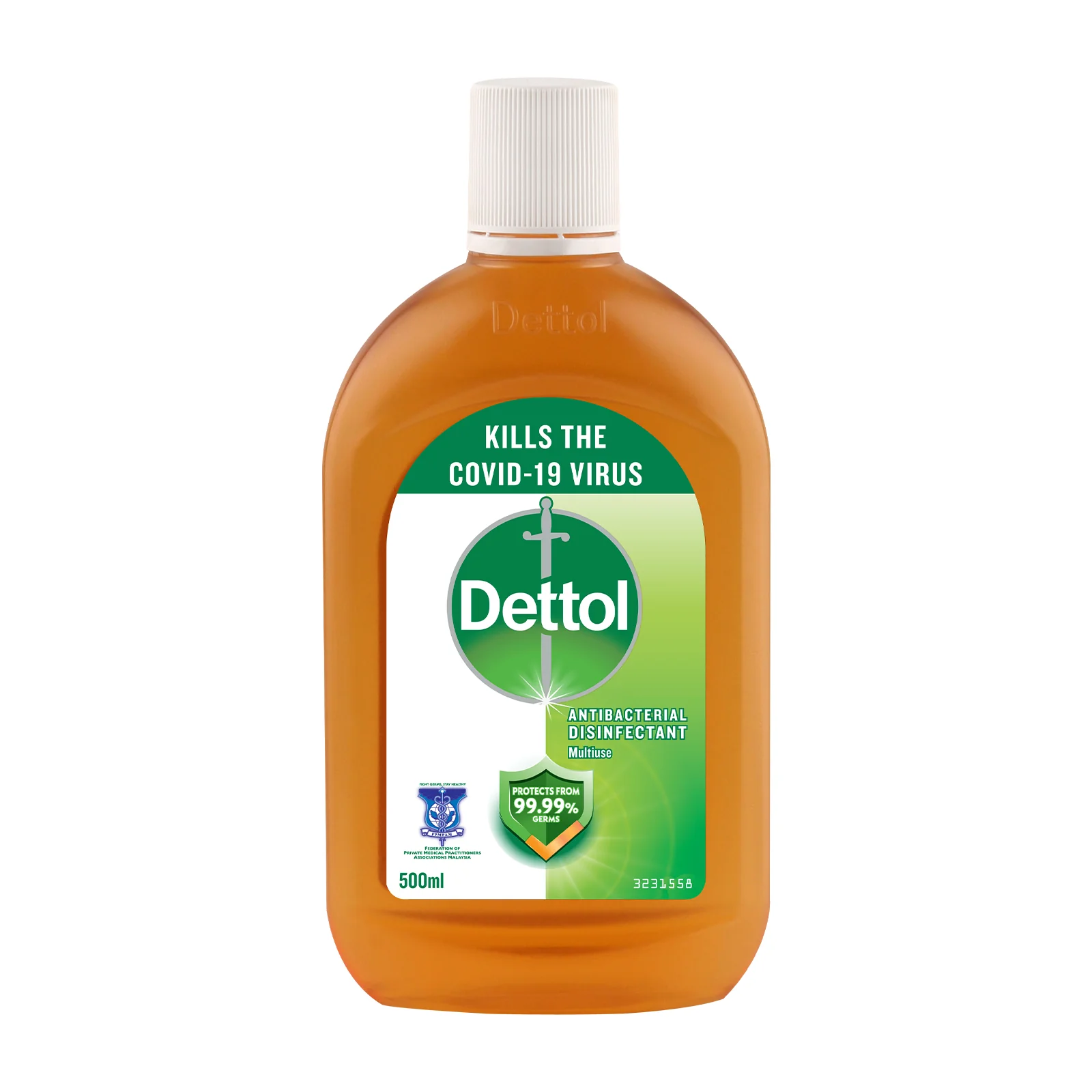 Dettol Antibacterial Disinfectant Liquid 500ml - Image 2