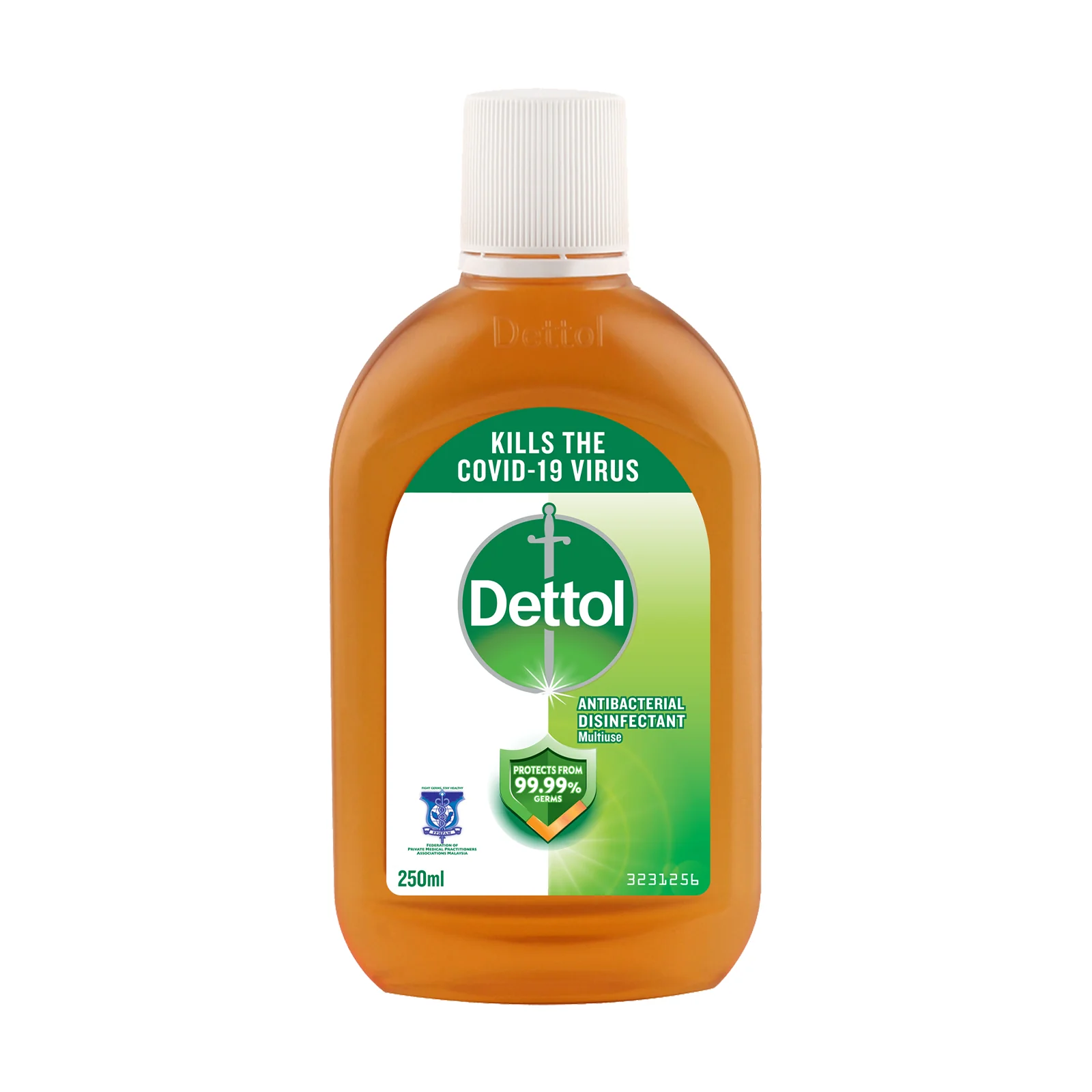 Dettol Antibacterial Disinfectant Liquid 250ml - Image 2