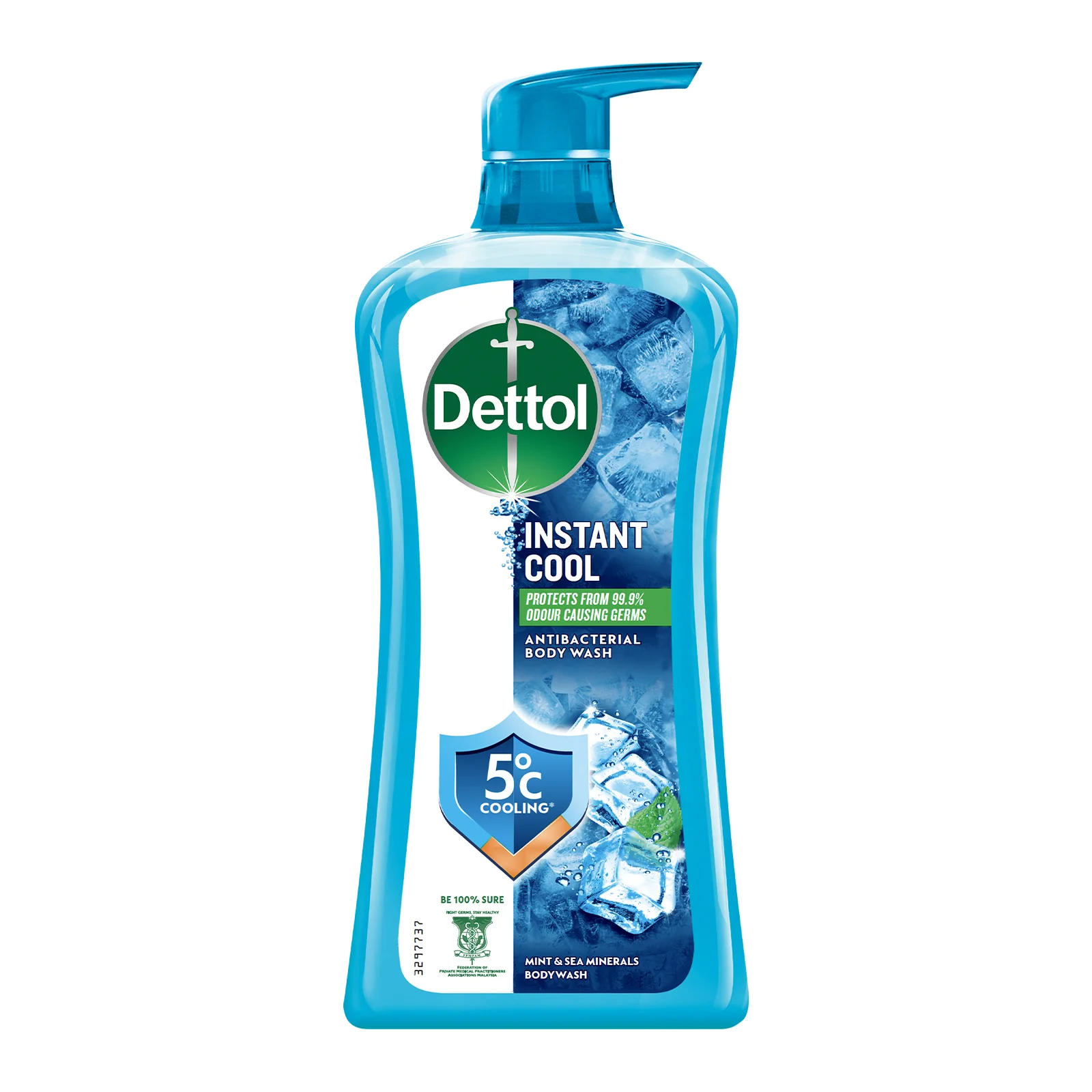 Dettol Shower Gel Cool 950g - Image 2