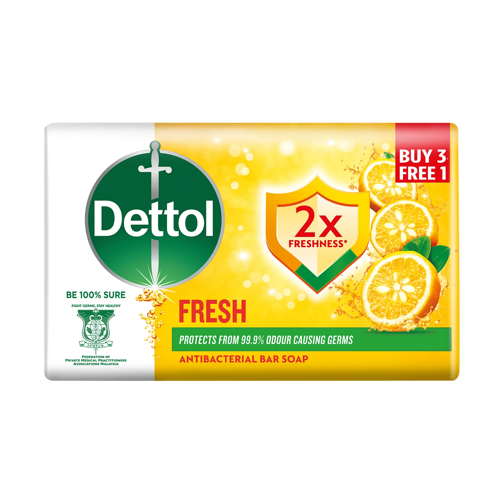 Dettol JUMP Body Soap Fresh 3+1 100g+60g - Image 2