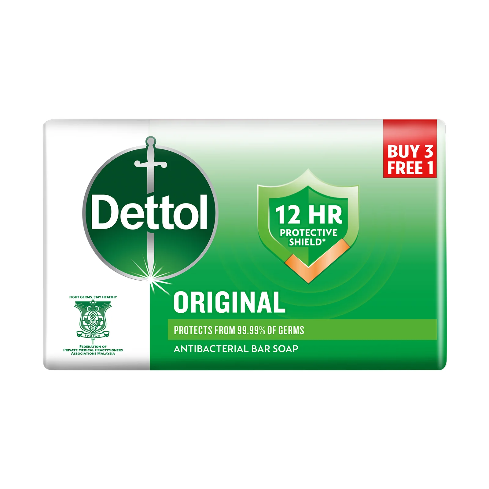 Dettol JUMP Body Soap Original 3+1 100g+60g - Image 2