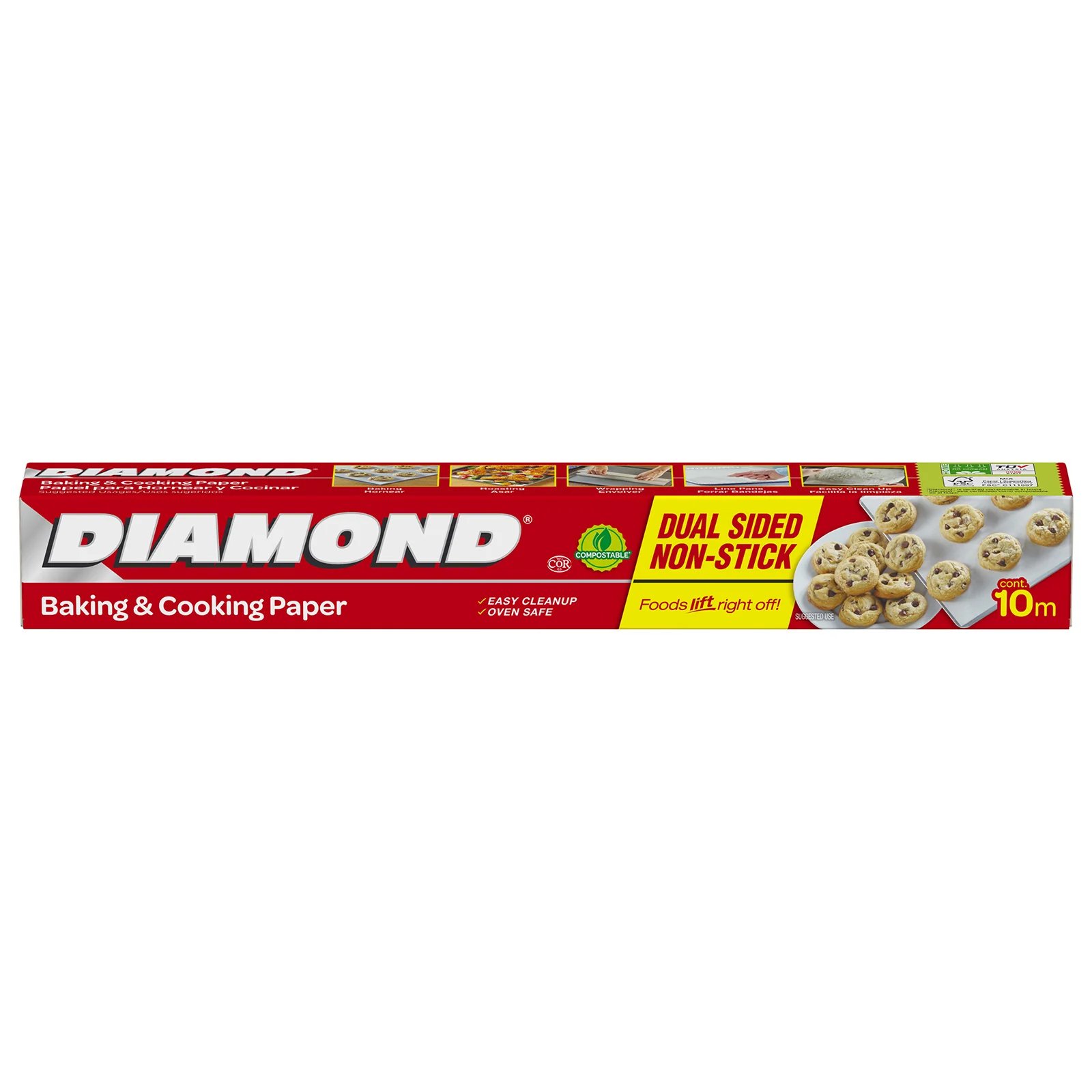 Diamond Baking and Cooking Paper 10m 1pack - Image 2