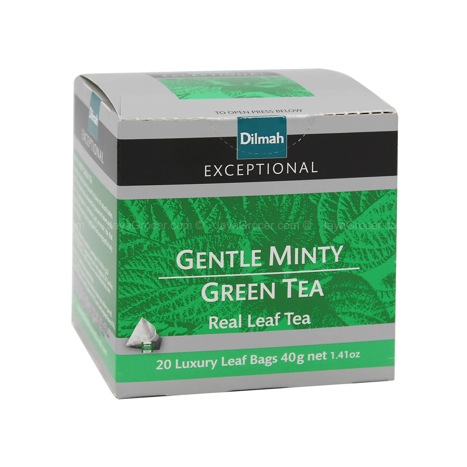 Dilmah Exceptional Gentle Minty Green Tea 40g - Image 2
