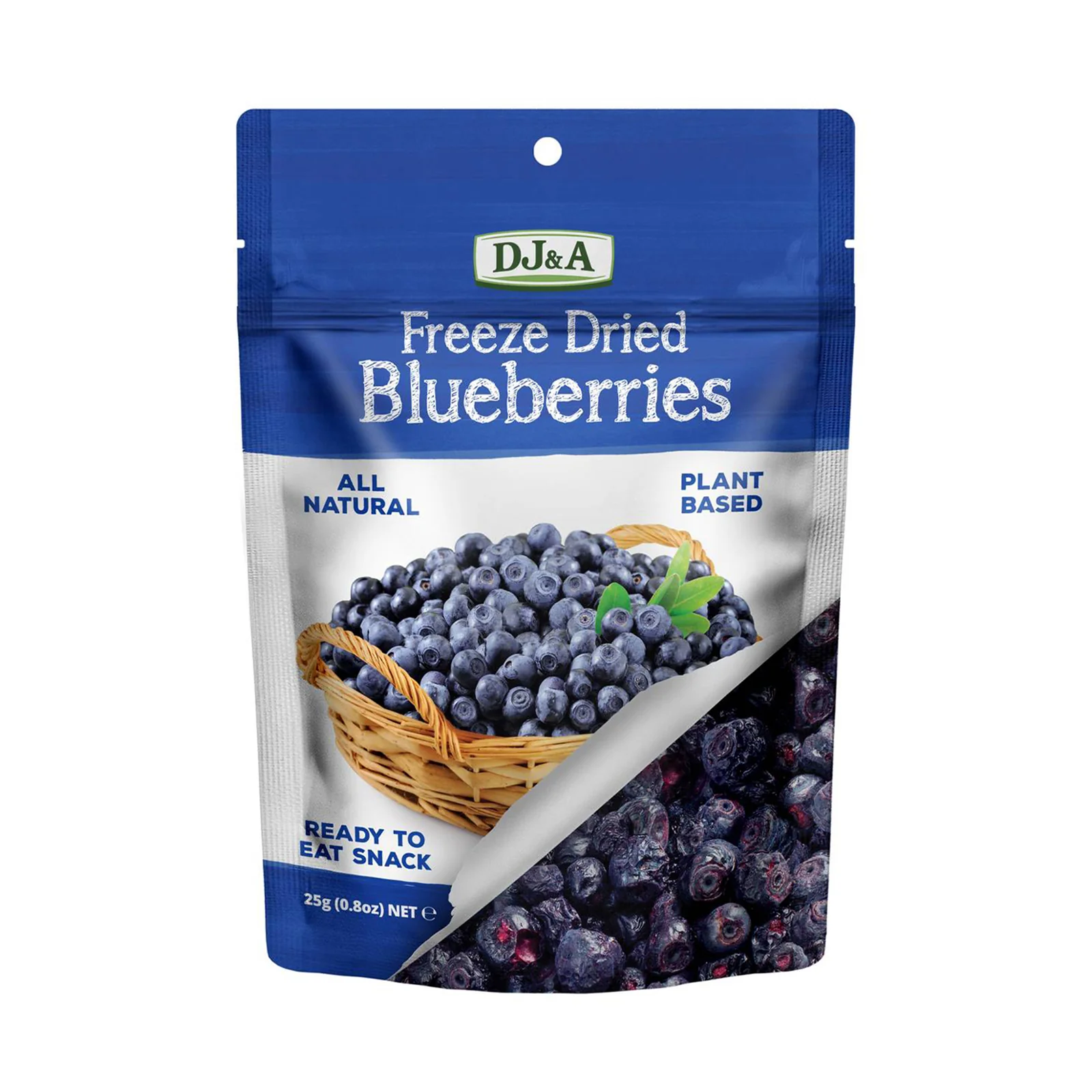 DJ & A Fruity Crisps Blueberry 25g