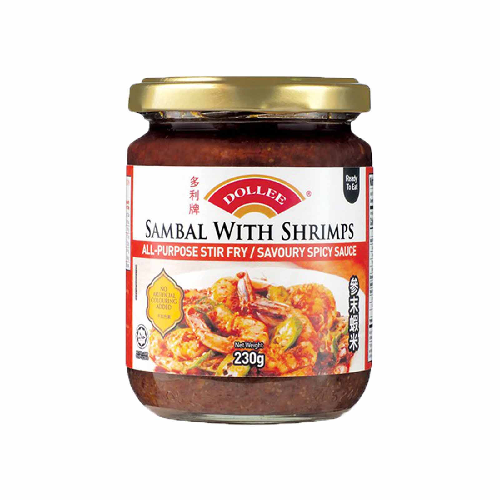Dollee Sambal With Shrimps 230g - Image 2