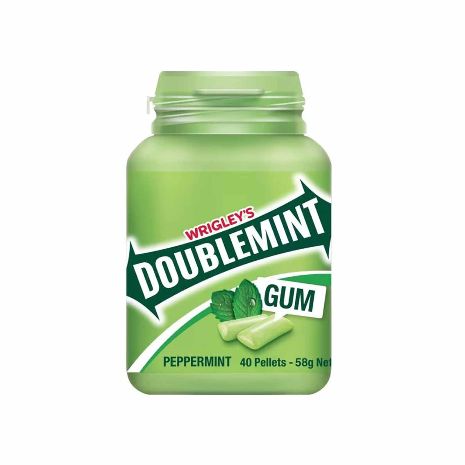 Doublemint Chewing Gum (Bottle) 40pcs/pack - Image 2