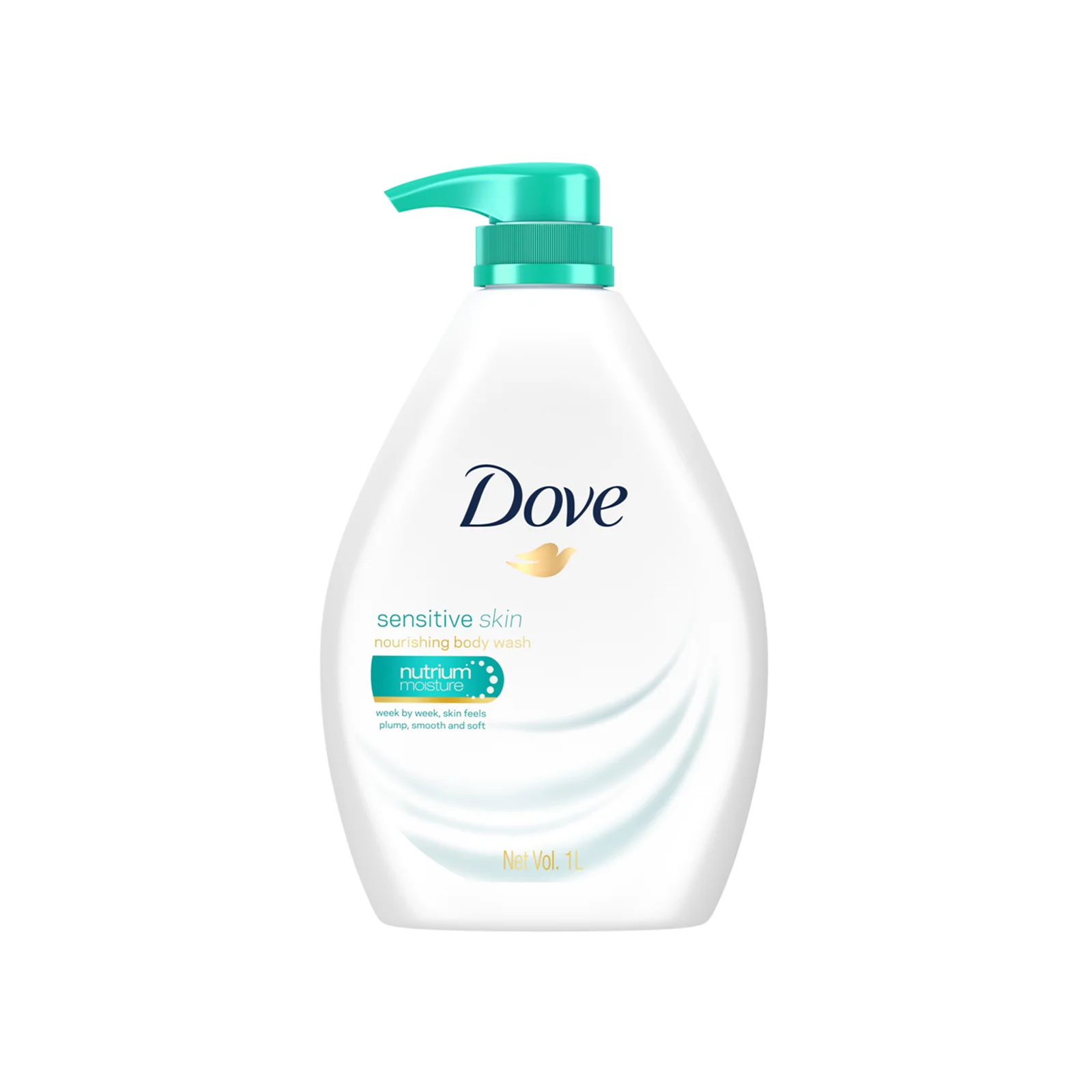 Dove Bodywash Sensitive Sea Shower Gel 1L - Image 2