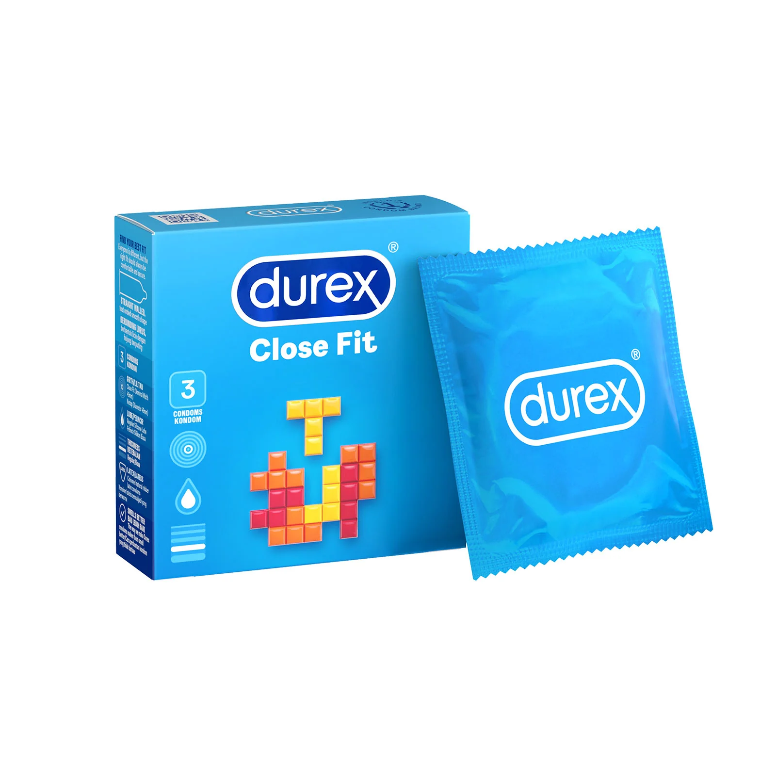 Durex Close Fit Condoms 3pcs/pack - Image 2
