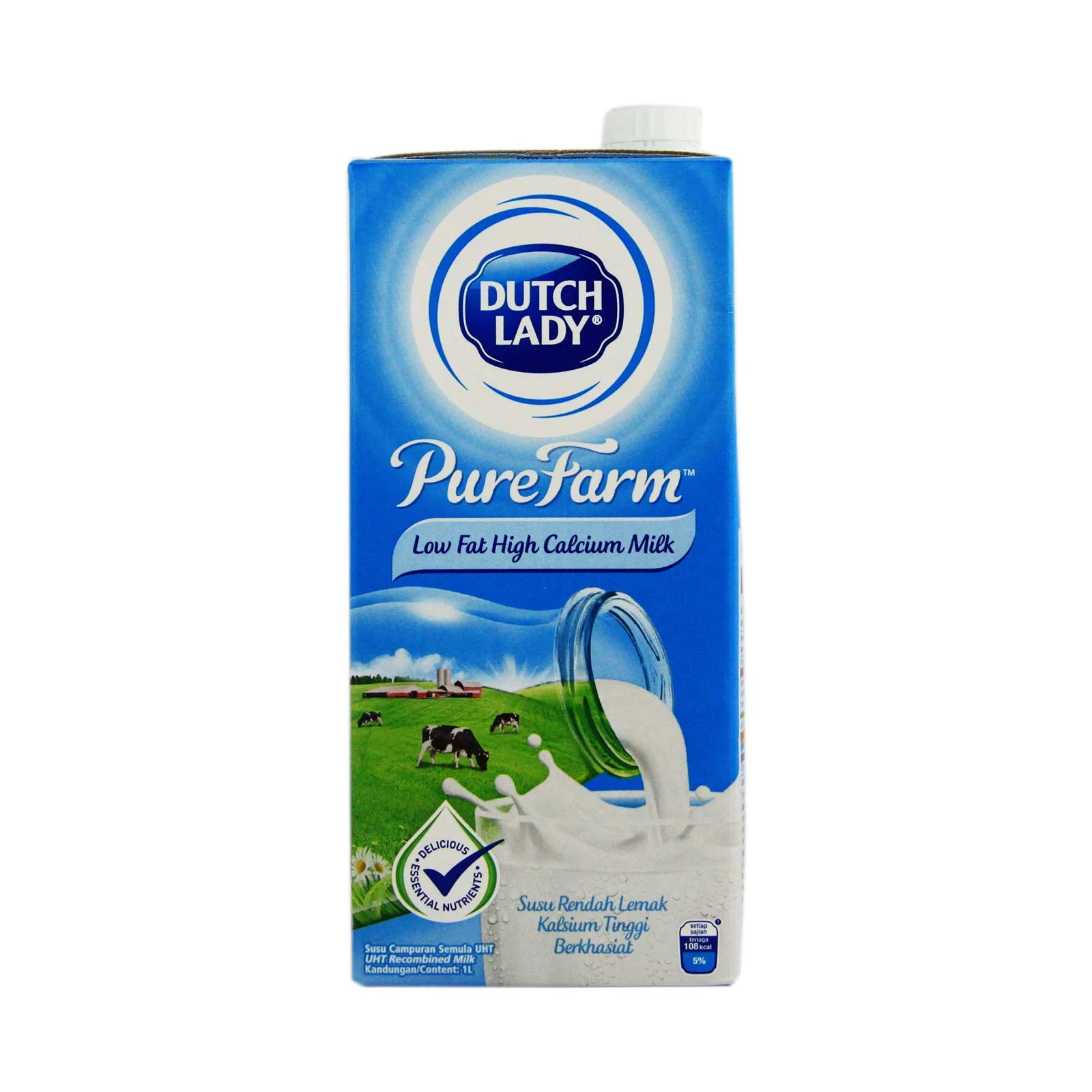 Dutch Lady Low Fat UHT Milk 1L - Image 3