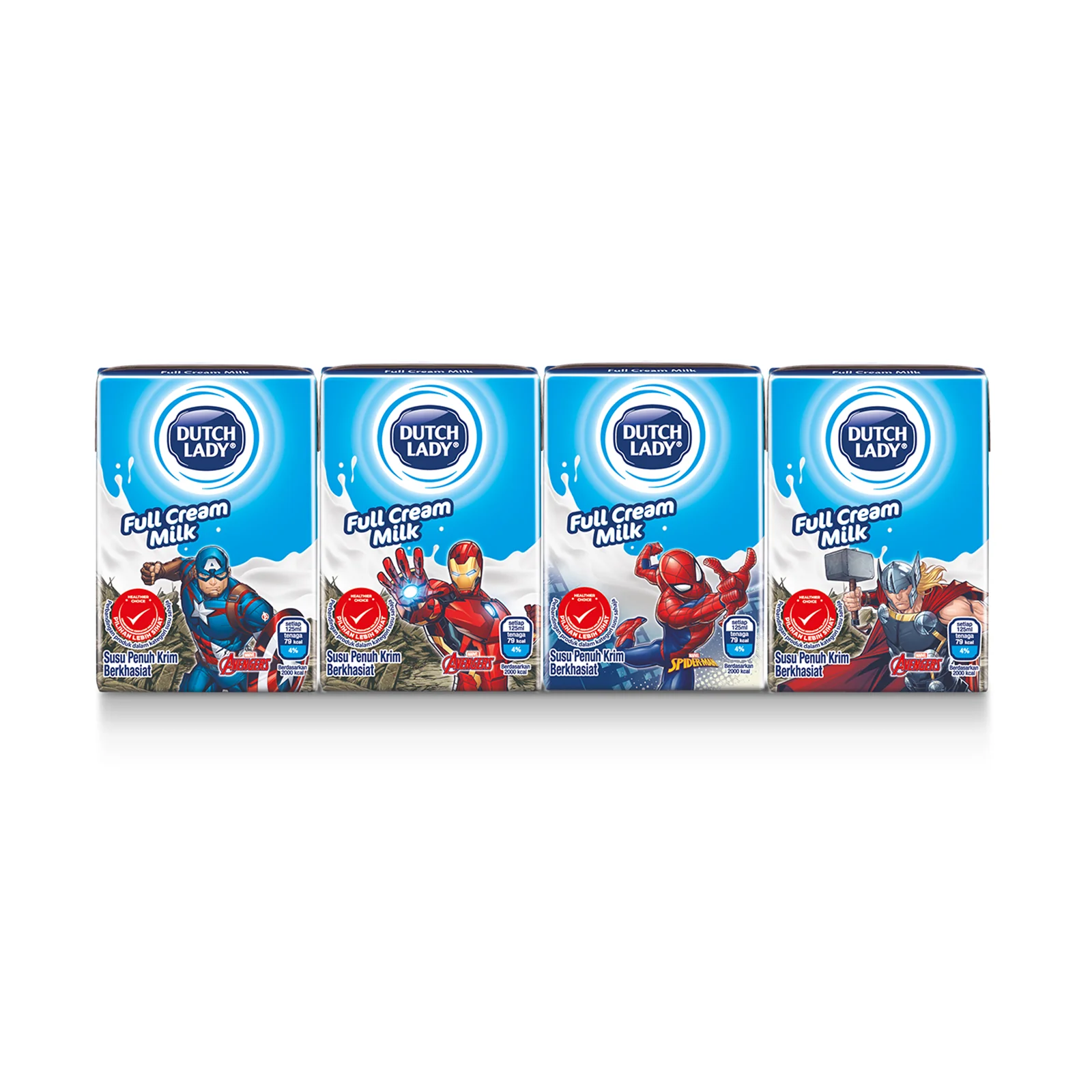 Dutch Lady Milky Marvel Full Cream UHT Milk 125ml x 4 - Image 3