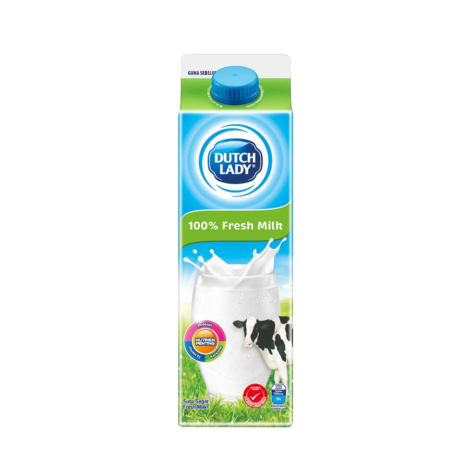Dutch Lady Pure Fresh Milk 1L - Image 2