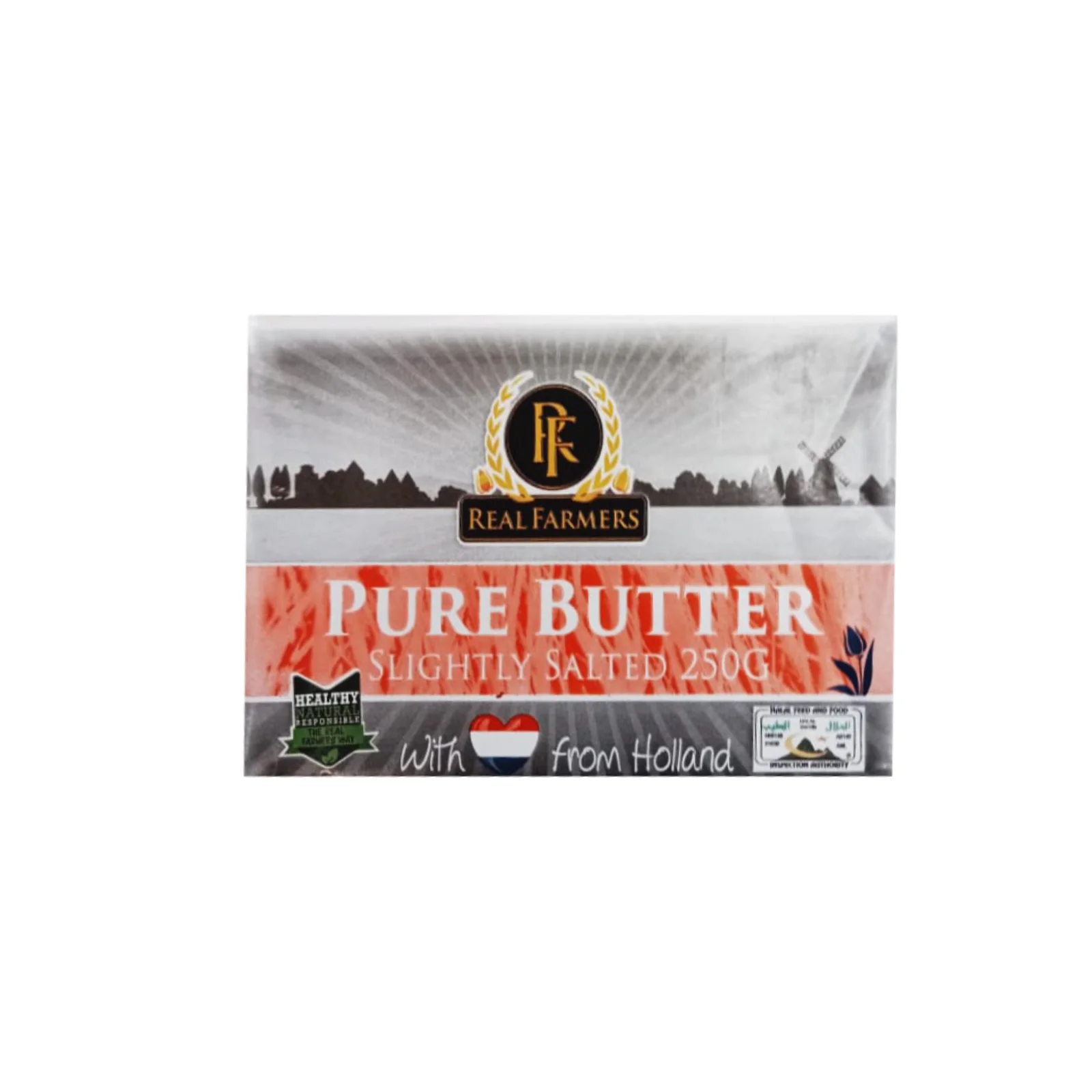 Dutch Real Farmers Slightly Salted Pure Butter 250g - Image 2