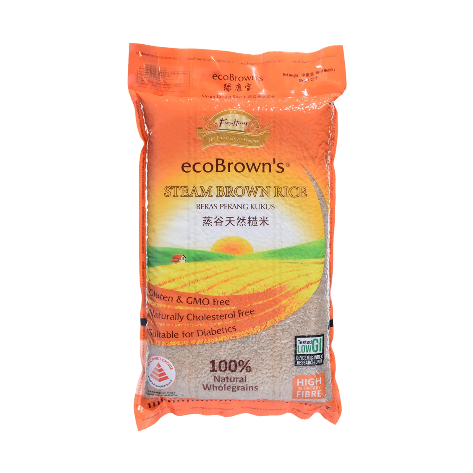 Ecobrowns Steam Brown Rice 5kg