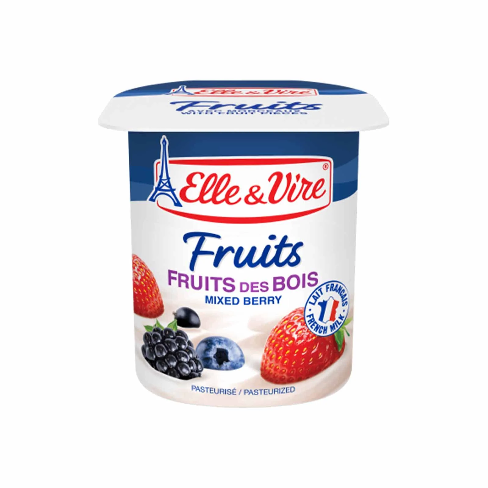 Elle and Vire Mixed Berry Yoghurt 125g - Image 2