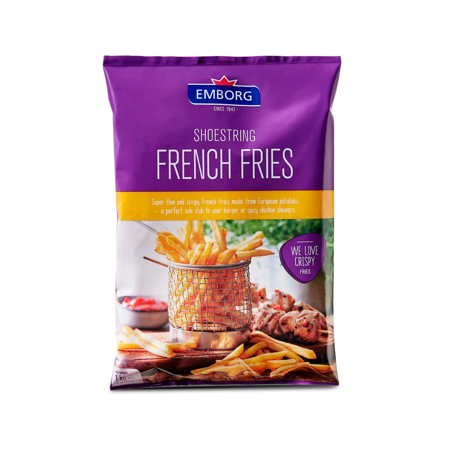 Emborg Shoestring French Fries 1kg - Image 2
