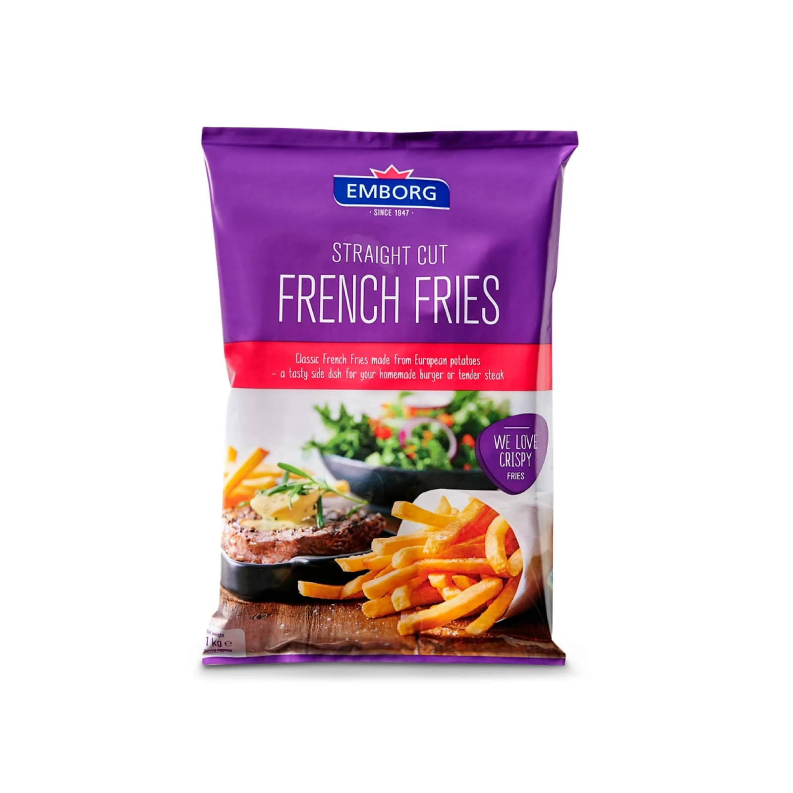 Emborg French Fries (Straight Cut) 1kg - Image 2