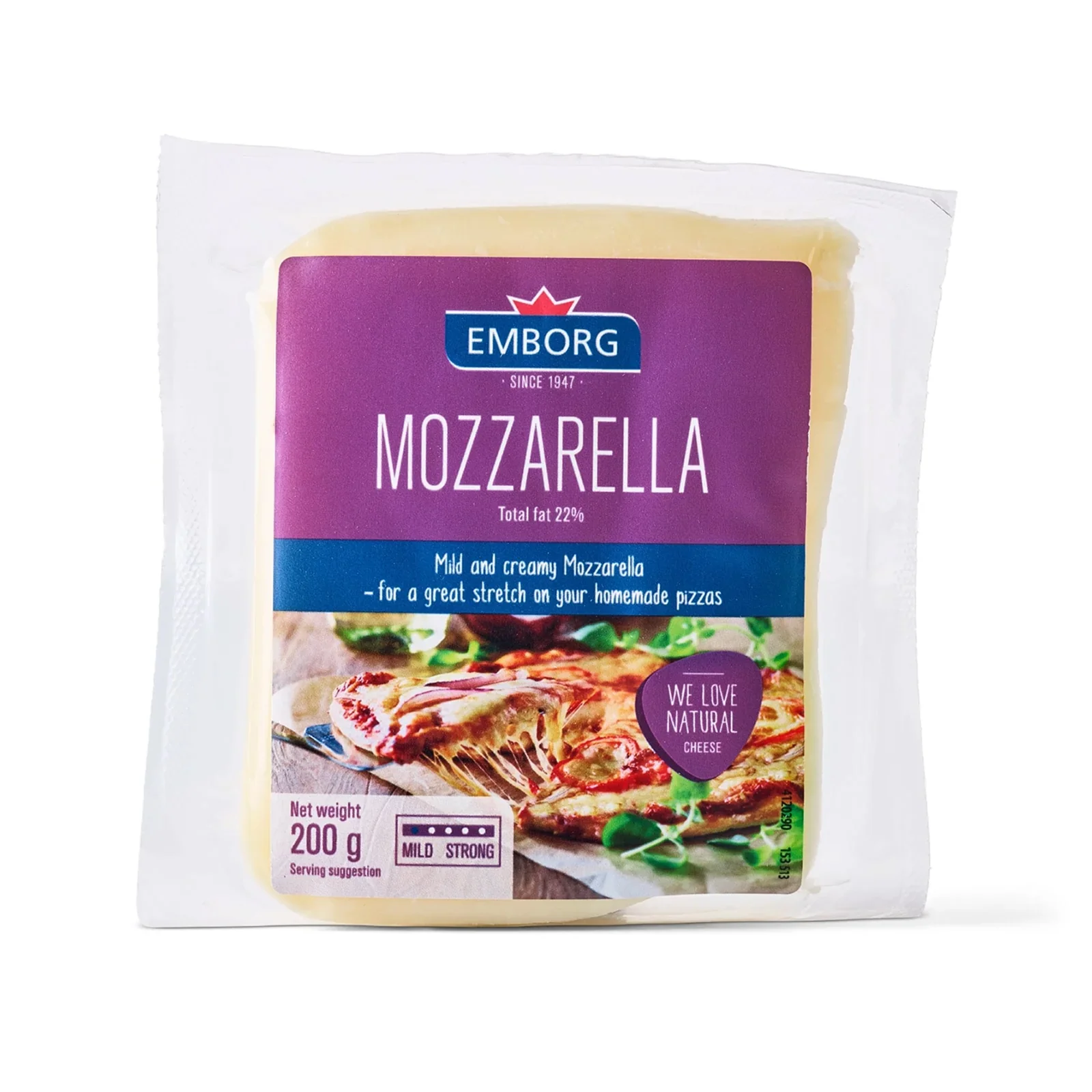 Emborg Mozarella Block 200g - Image 2