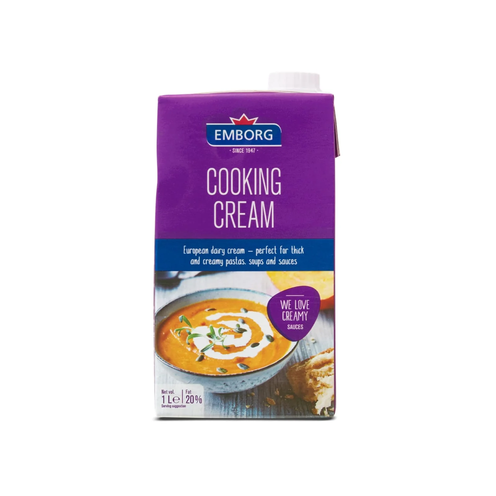 Emborg UHT Cooking Cream 1L - Image 2