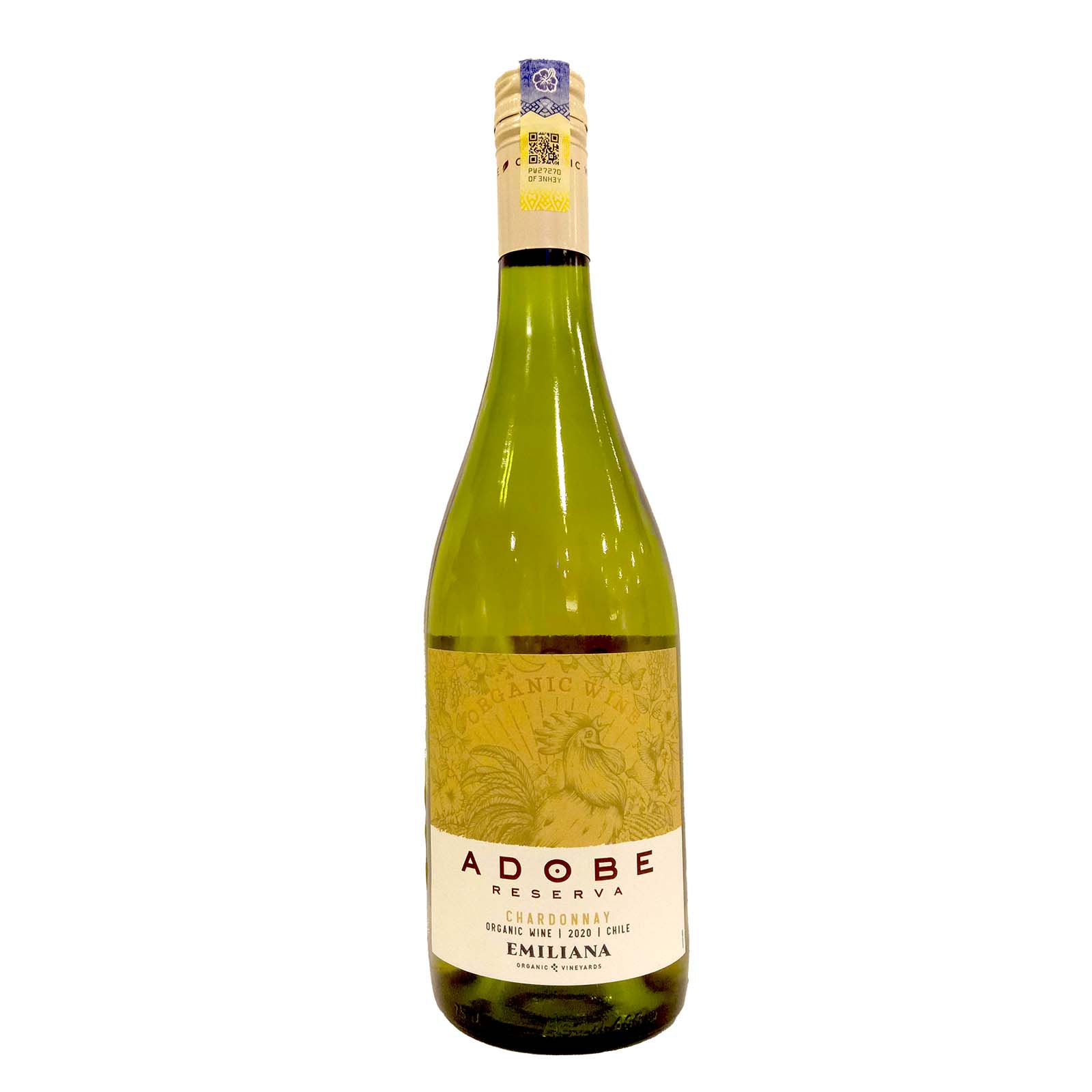 Emiliana Adobe Organic Reserva Chardonnay 750ml - Image 2