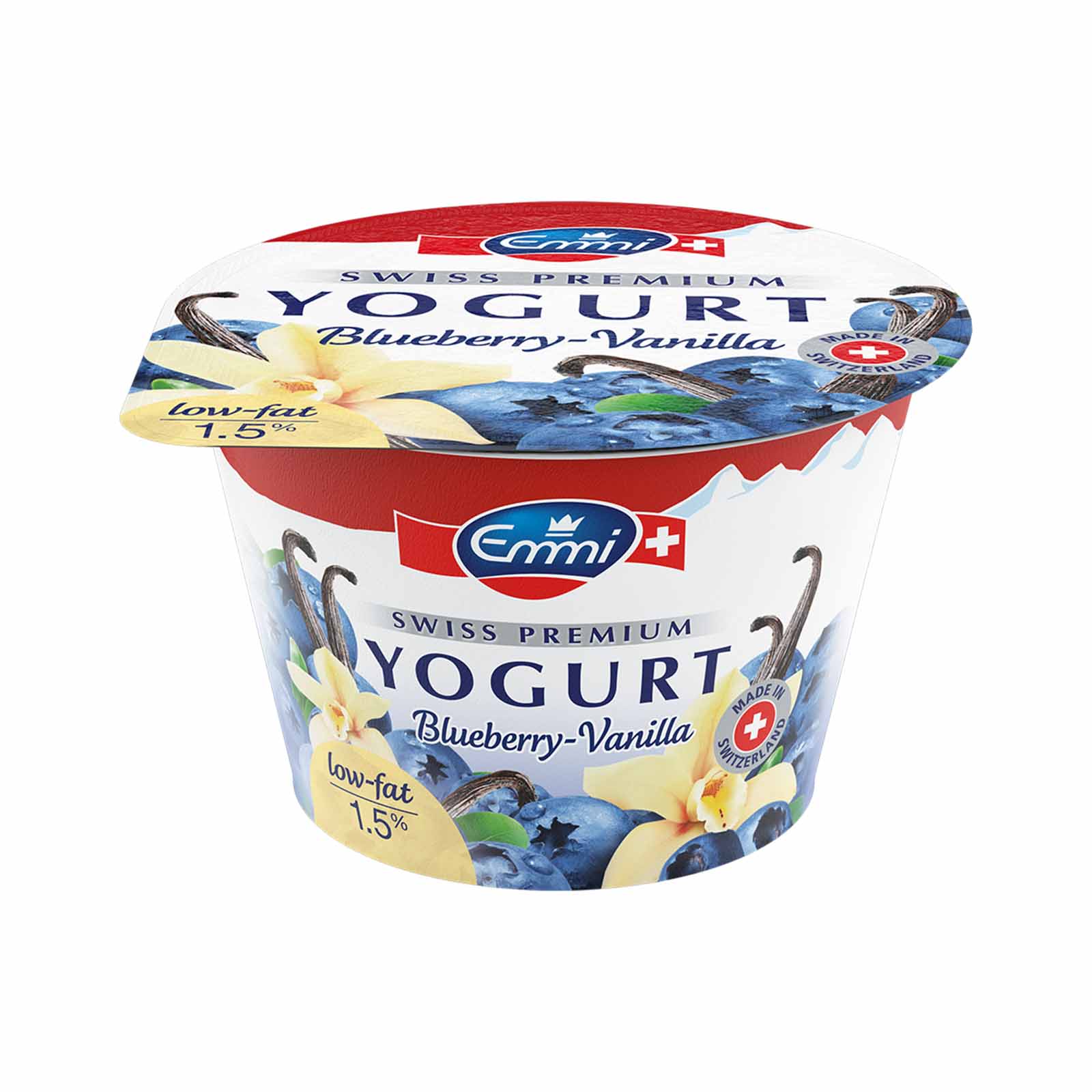Emmi Swiss Blueberry Vanilla Yogurt 100g - Image 2