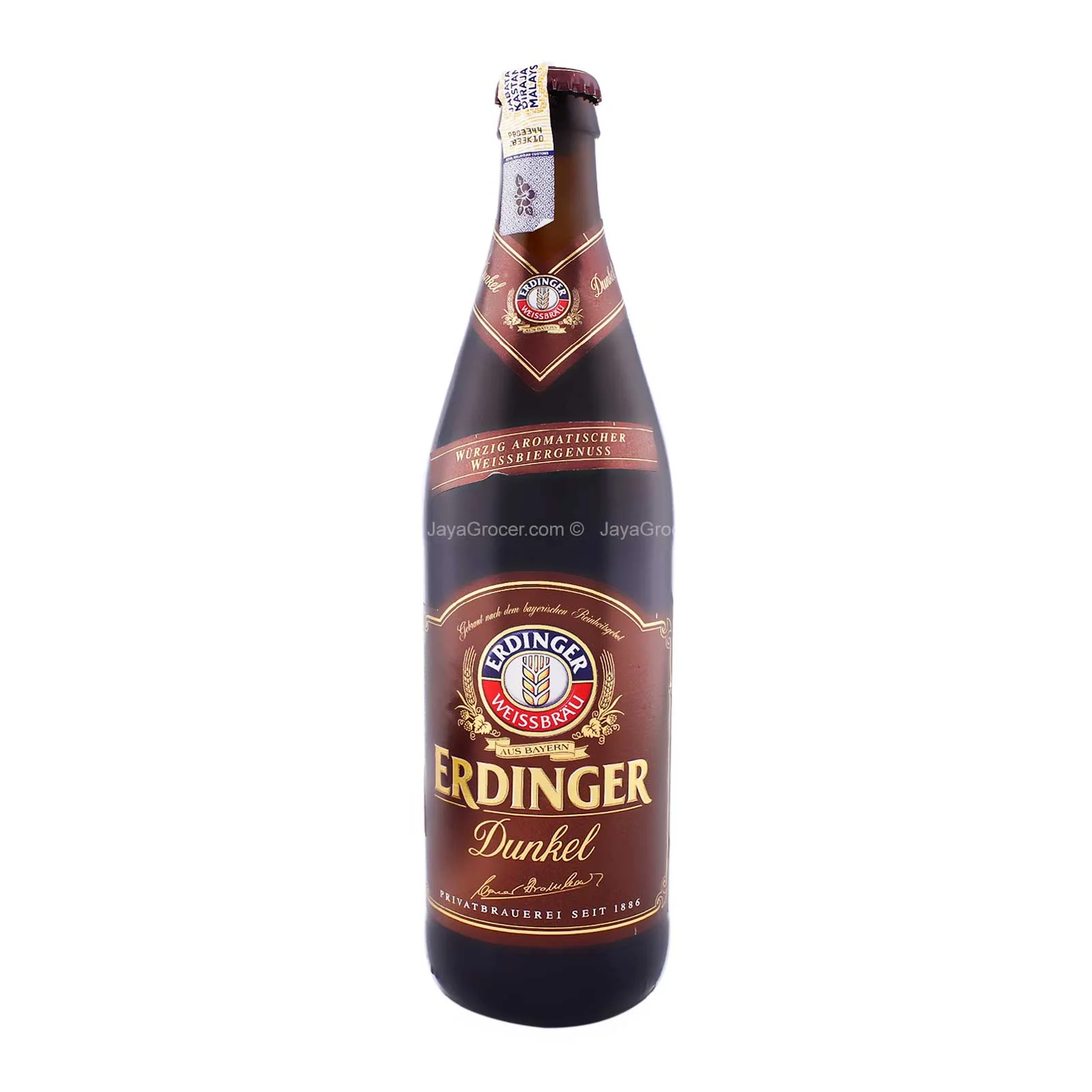 Erdinger Weisbier Dunkel (Wheat Beer Dark) 500ml - Image 2