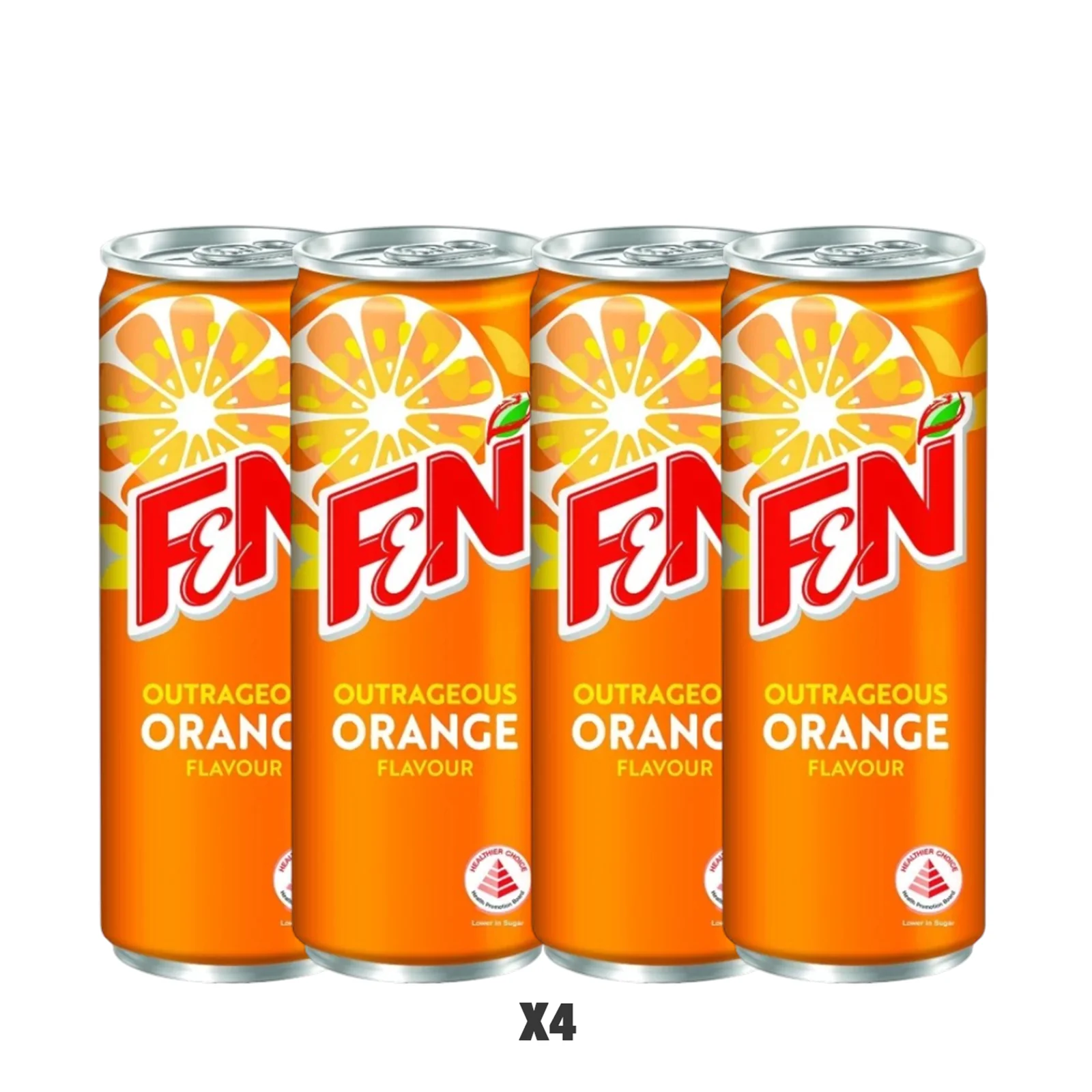 F&N Orange Soft Drink Can 325ml - Image 3