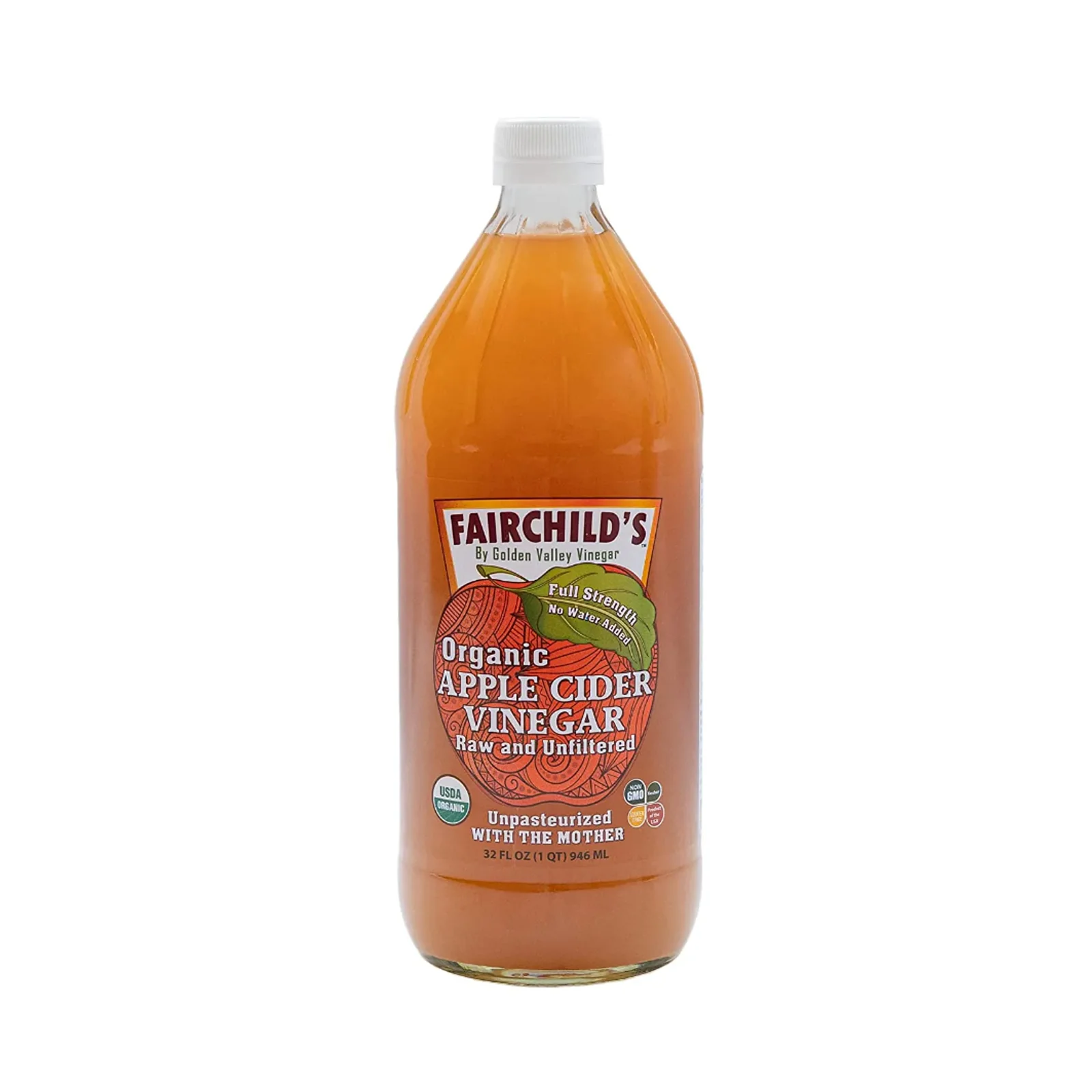 Fairchild Organic Apple Cider Vinegar 946ml - Image 2
