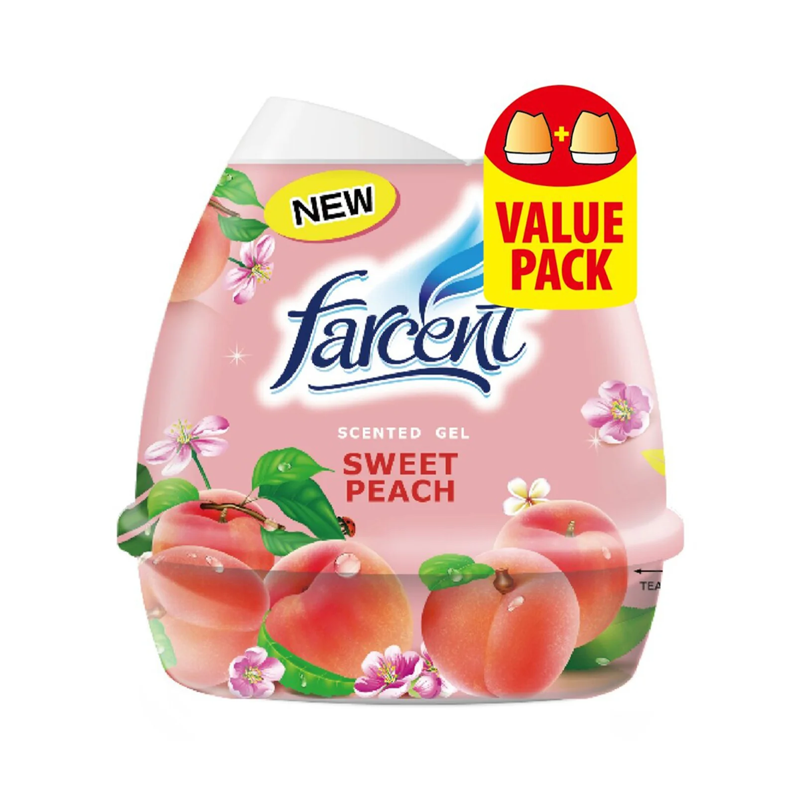 Farcent Scented Gel Peach 200g x 2