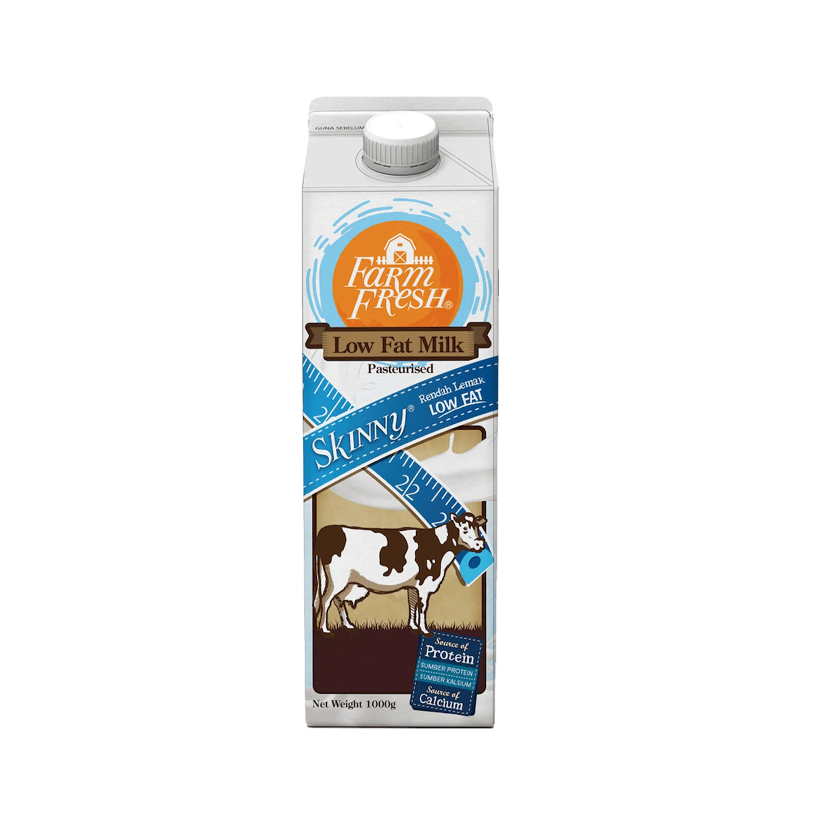 Farm Fresh Skinny Low Fat Pure Fresh Milk 1L - Image 3
